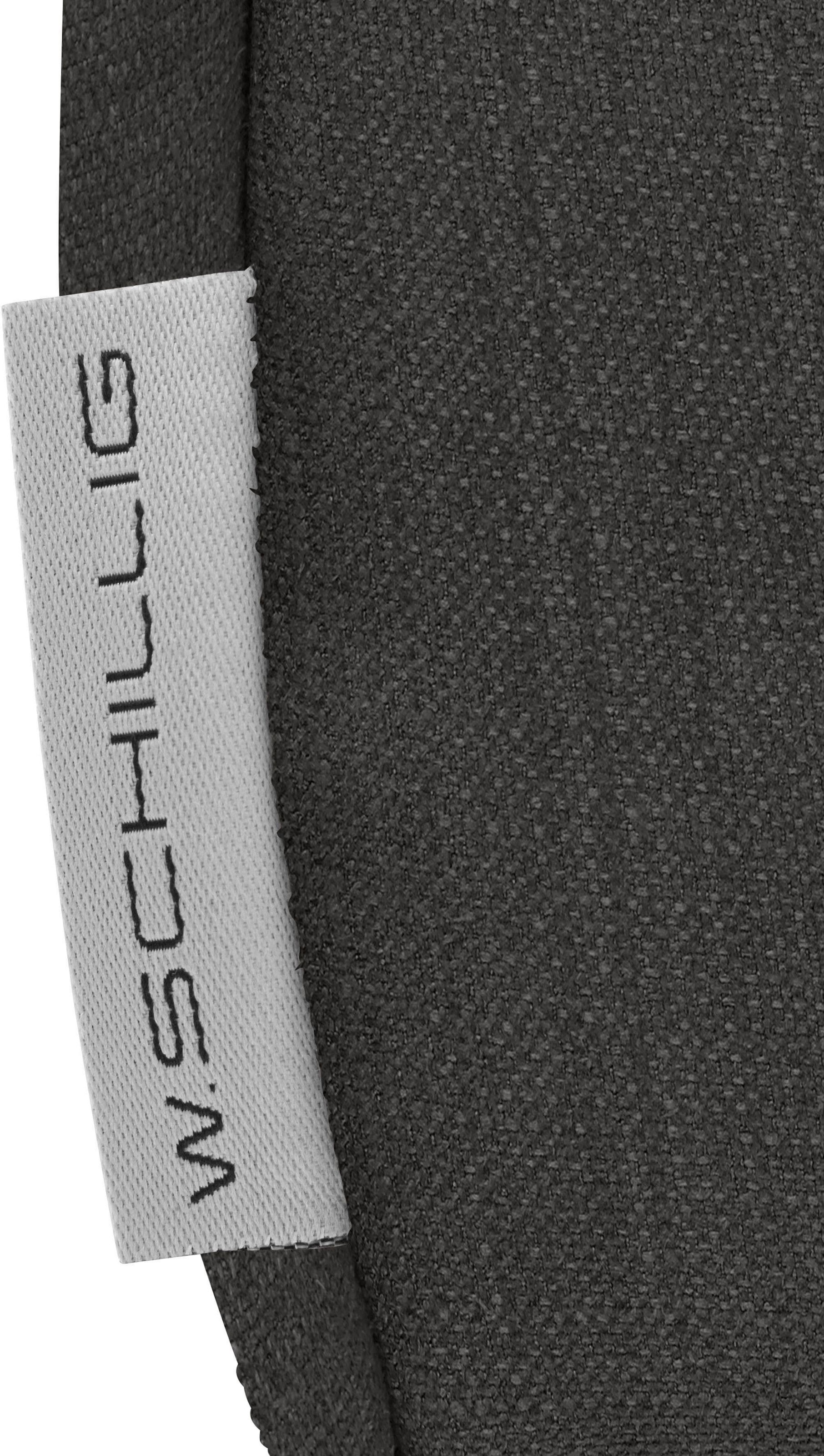 W.SCHILLIG Ecksofa »enjoy&MORE, Designsofa, bequem, zeitlos und elegant, L-Form«, Sitztiefenverstellung, Füße schwarz pulverbeschichtet, Breite 340 cm