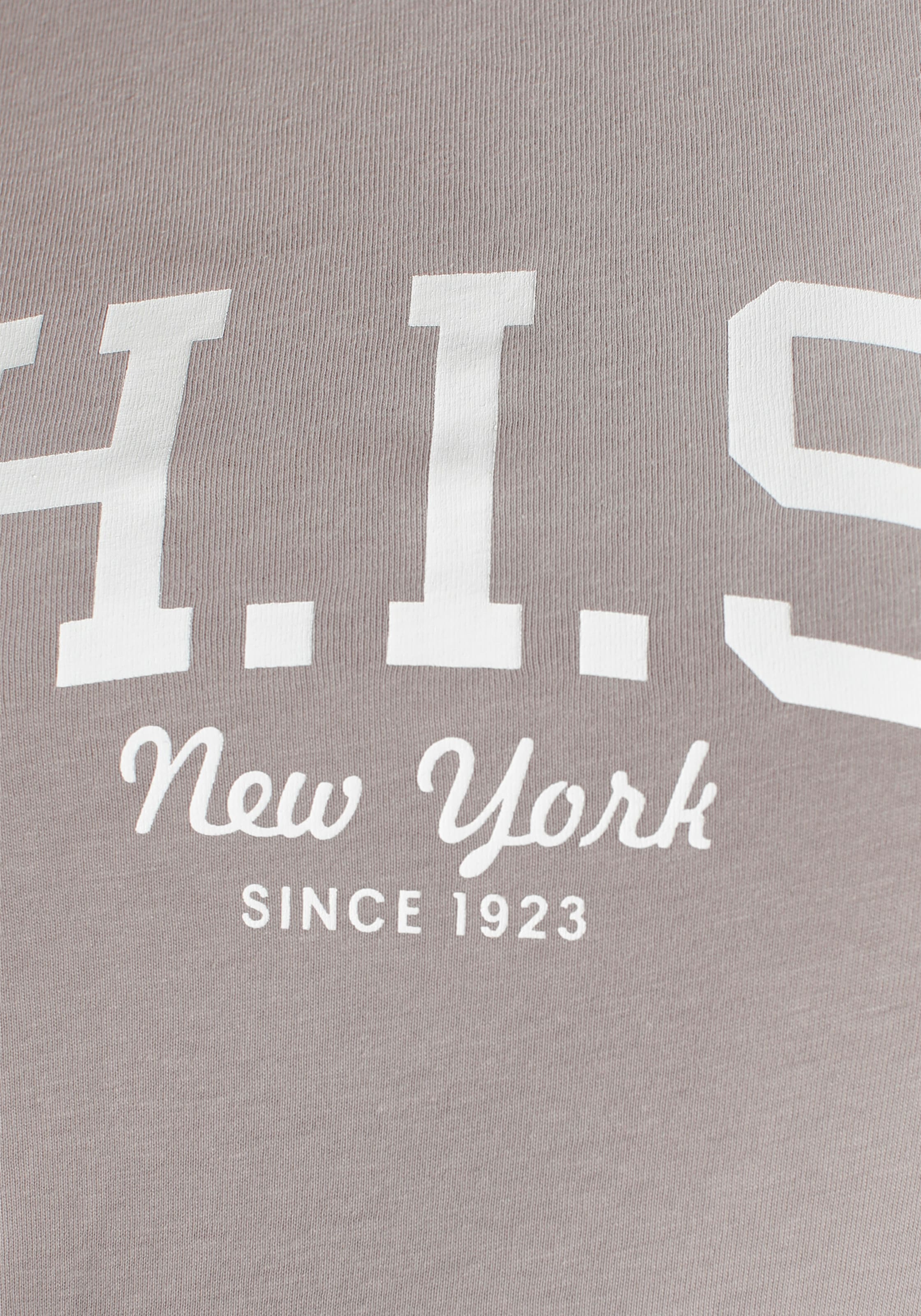 H.I.S T-Shirt, bedruckt, für die Freizeit, aus Baumwolle