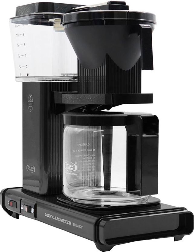 Moccamaster Filterkaffeemaschine »KBG Select Kaffeekanne, l Papierfilter, | 1,25 1x4 BAUR black«