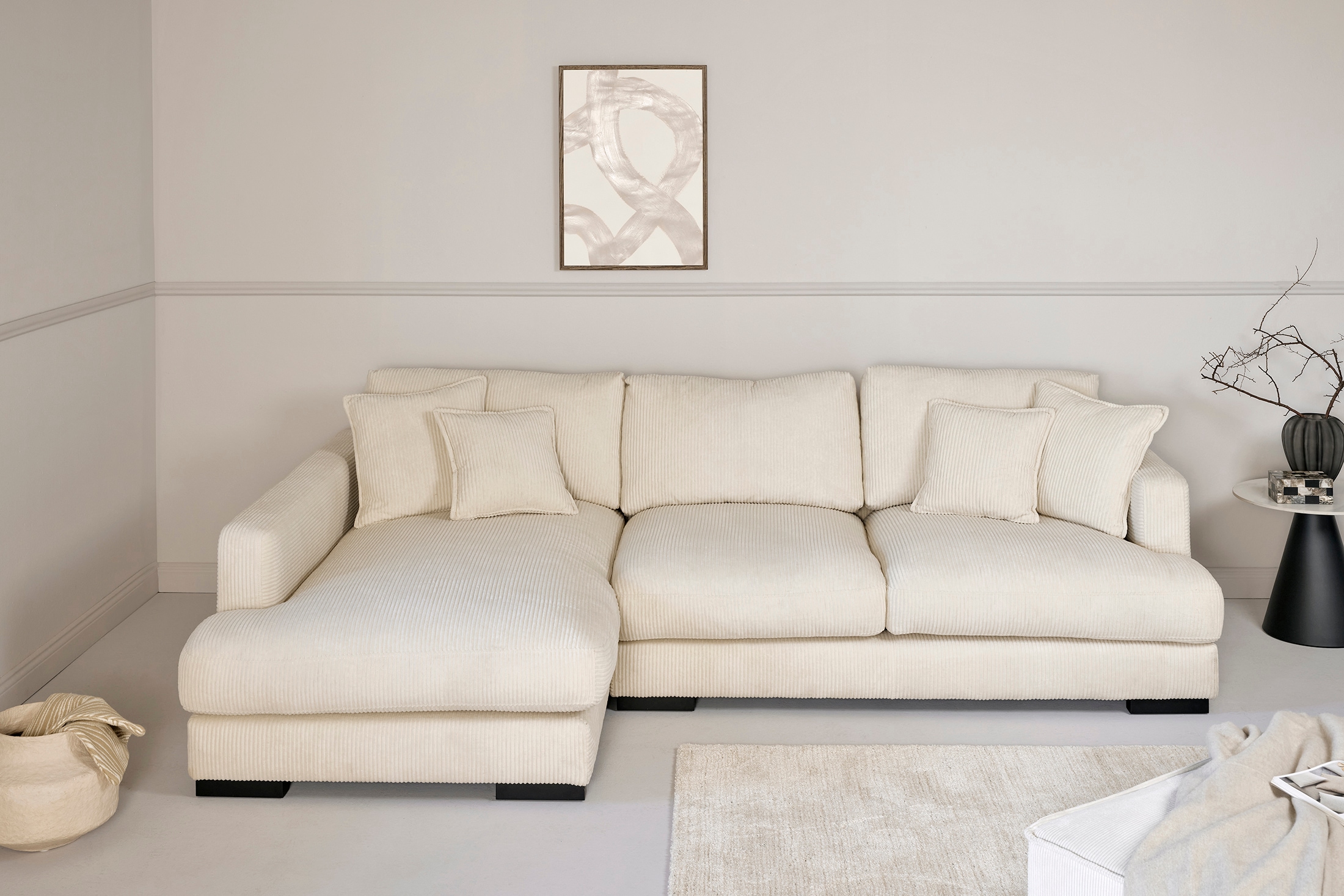 Jahnke Ecksofa »RELAX ASPEN CORNER« Platz für bis zu 5 Personen,Taschenfederkernpolsterung,L-Form,B:271 cm
