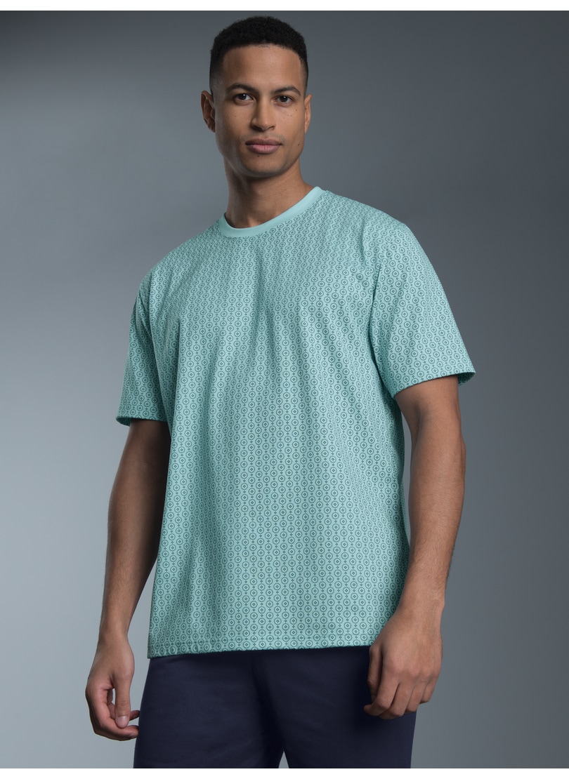 Trigema Schlafanzug "TRIGEMA T-Shirt mit Allover Vintage-Muster", 1 Stk. günstig online kaufen