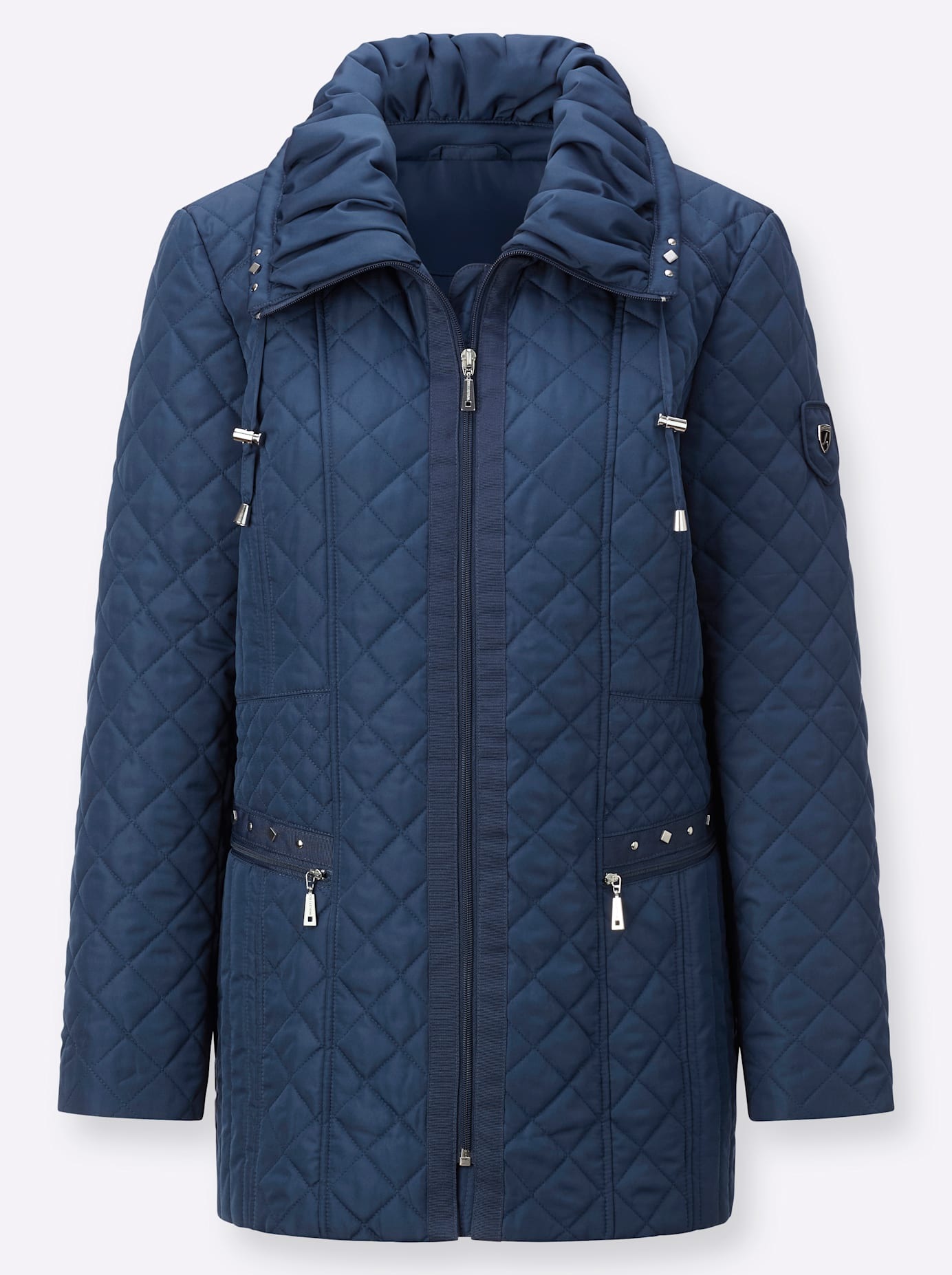 CASUAL LOOKS Women's Quilted Jacket Dark Blue 46 2