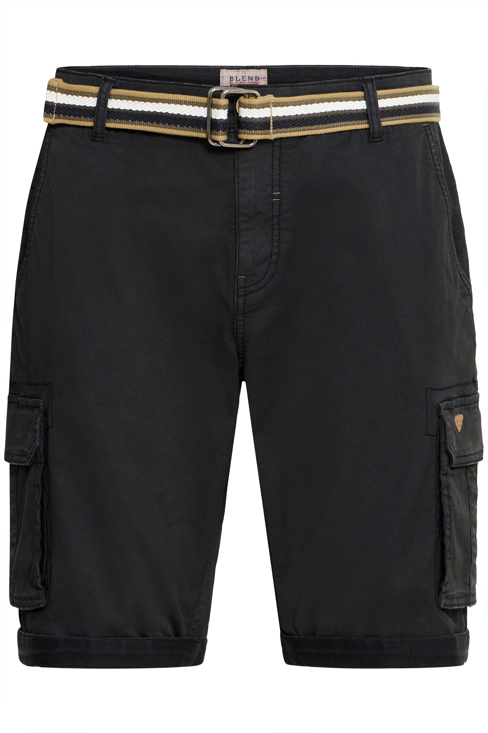 Blend Cargoshorts "BHBrian" Stilvolle Cargo Shorts mit Taschen und Gürtel günstig online kaufen