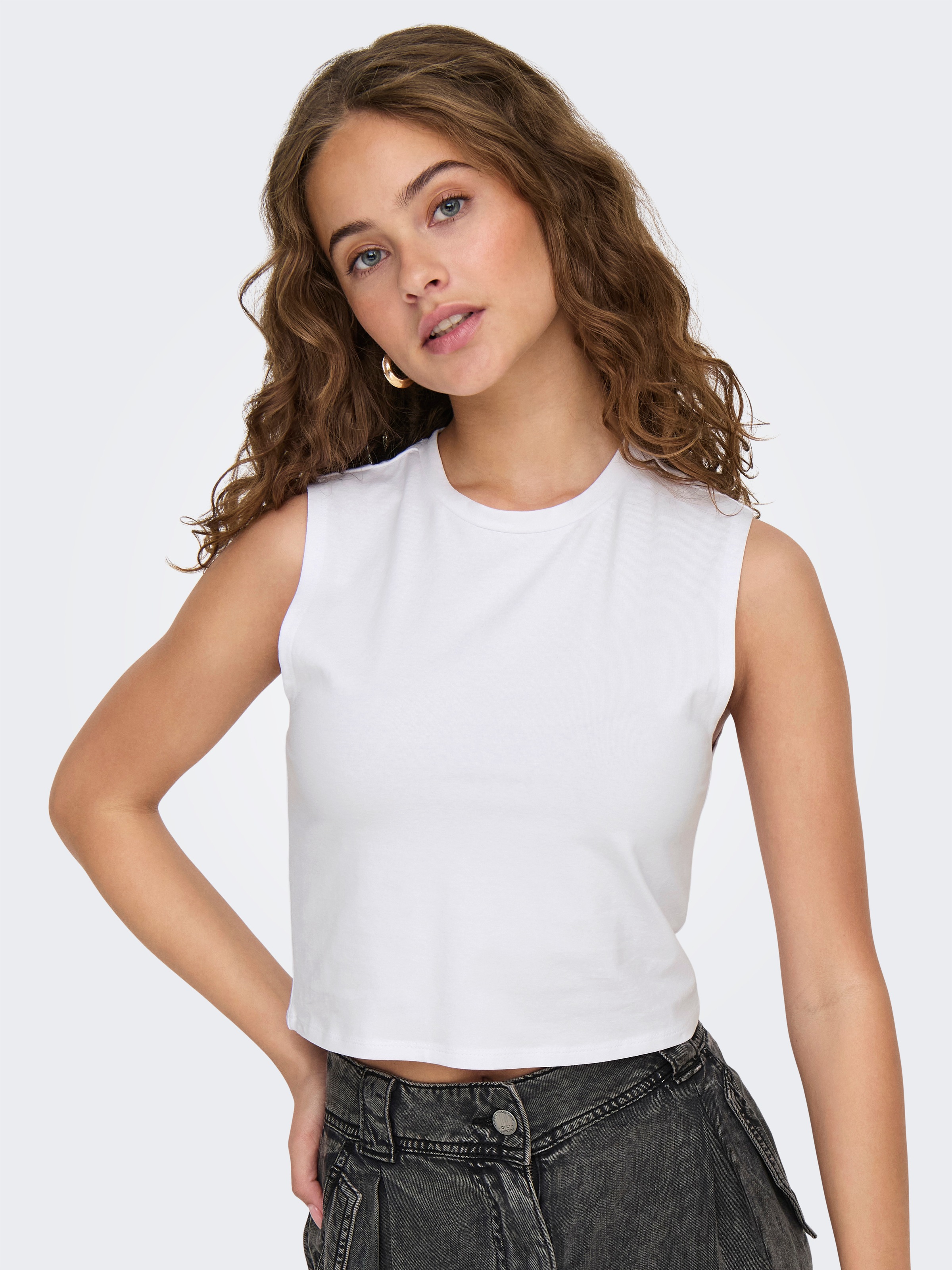 ONLY Crop-Top "ONLCHOICE S/L 2-PACK TOP BOX JRS", 2 Stk. günstig online kaufen