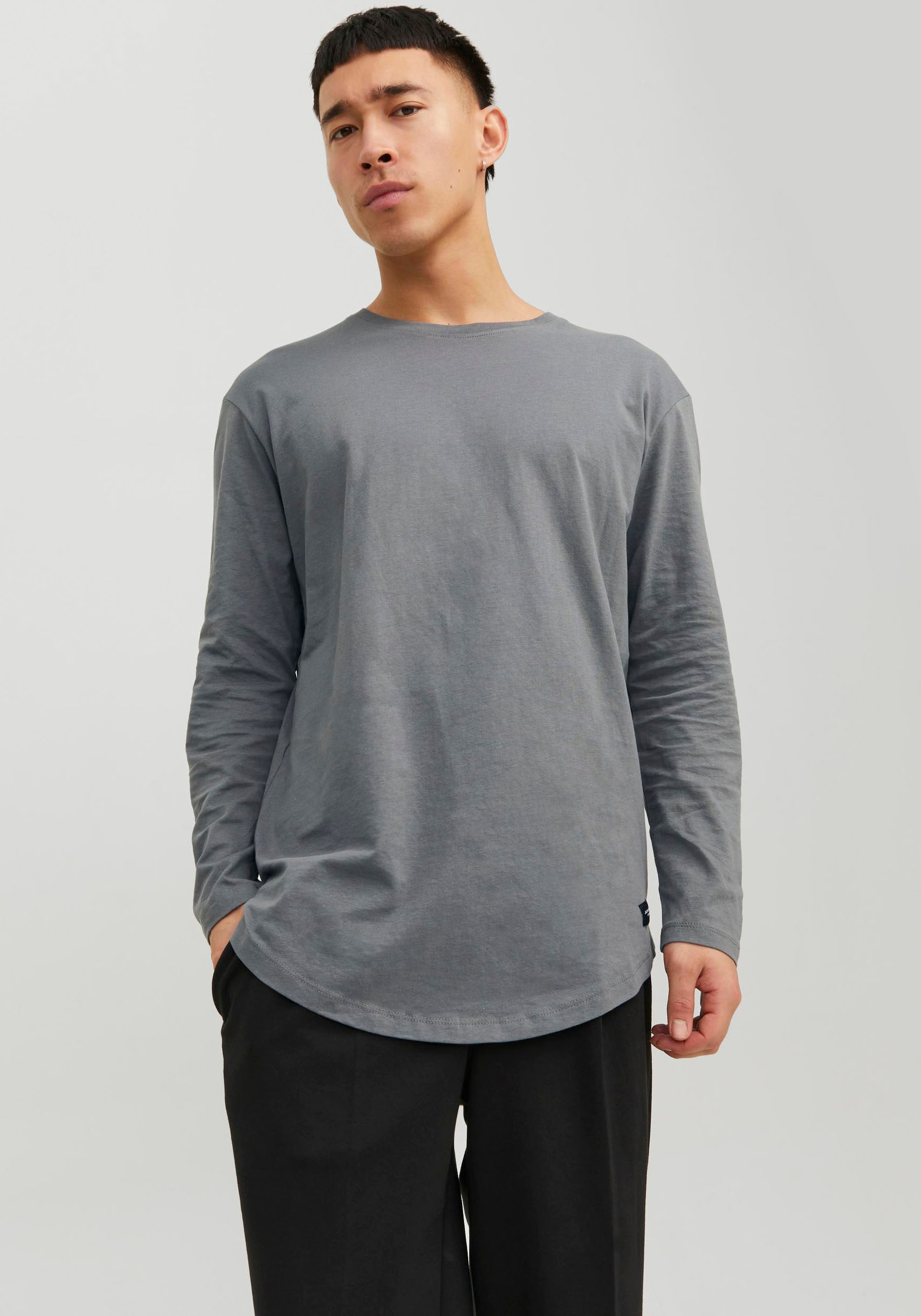 JACK & JONES T-shirt voor heren, biologisch katoen, Wit/Detail:2 Wit - 1 Zwart - 1 Navy -1bos, XXL