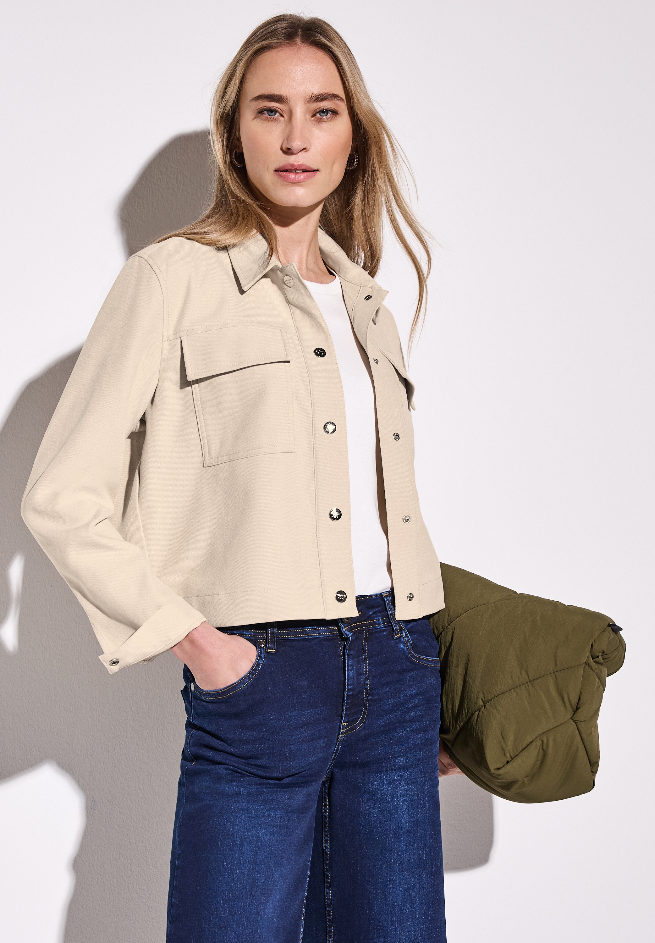 STREET ONE Kurzjacke ohne Kapuze mit Brusttaschen