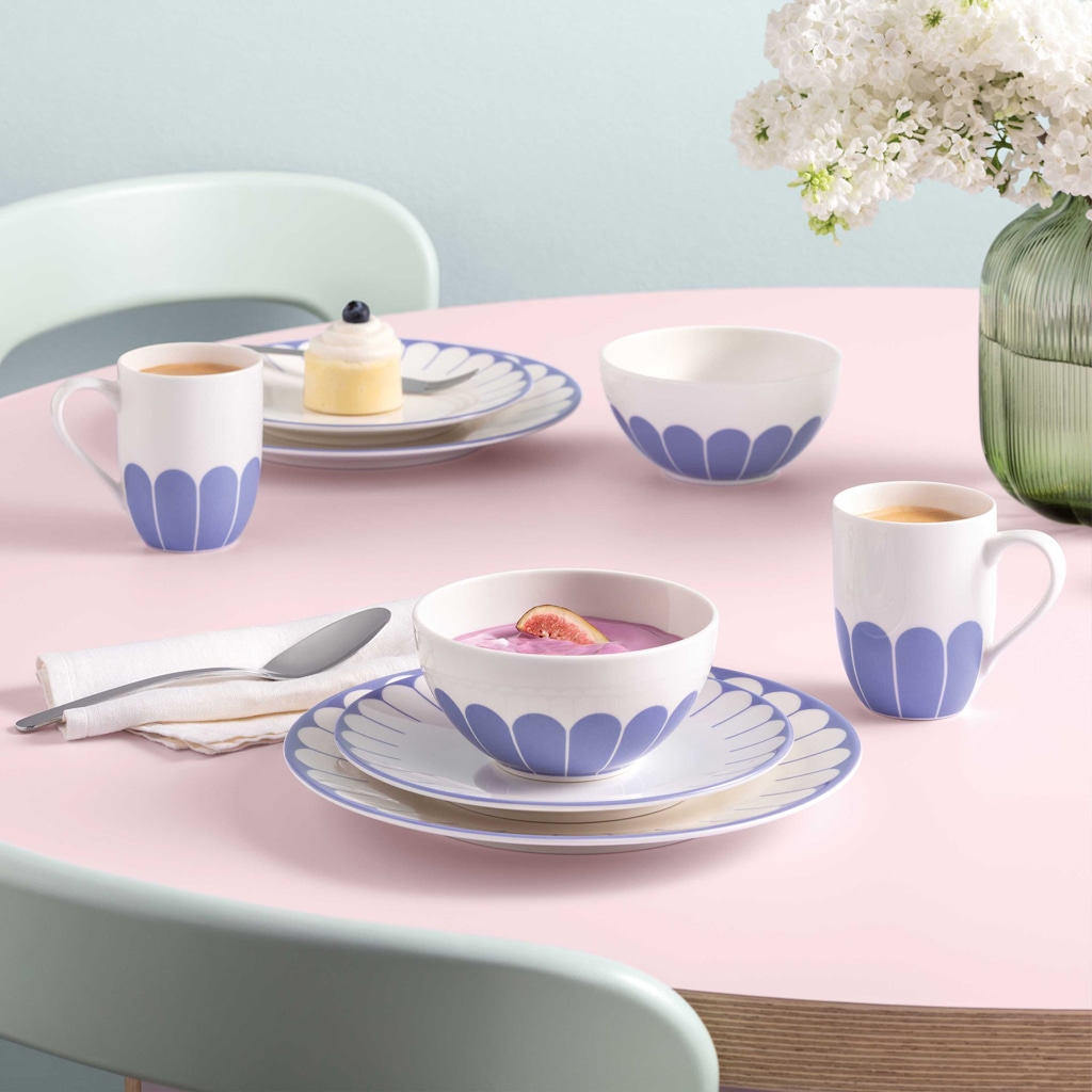 Villeroy & Boch Speiseteller »Speiseteller Fleur Couleur ø 26,6 cm 6er Set«