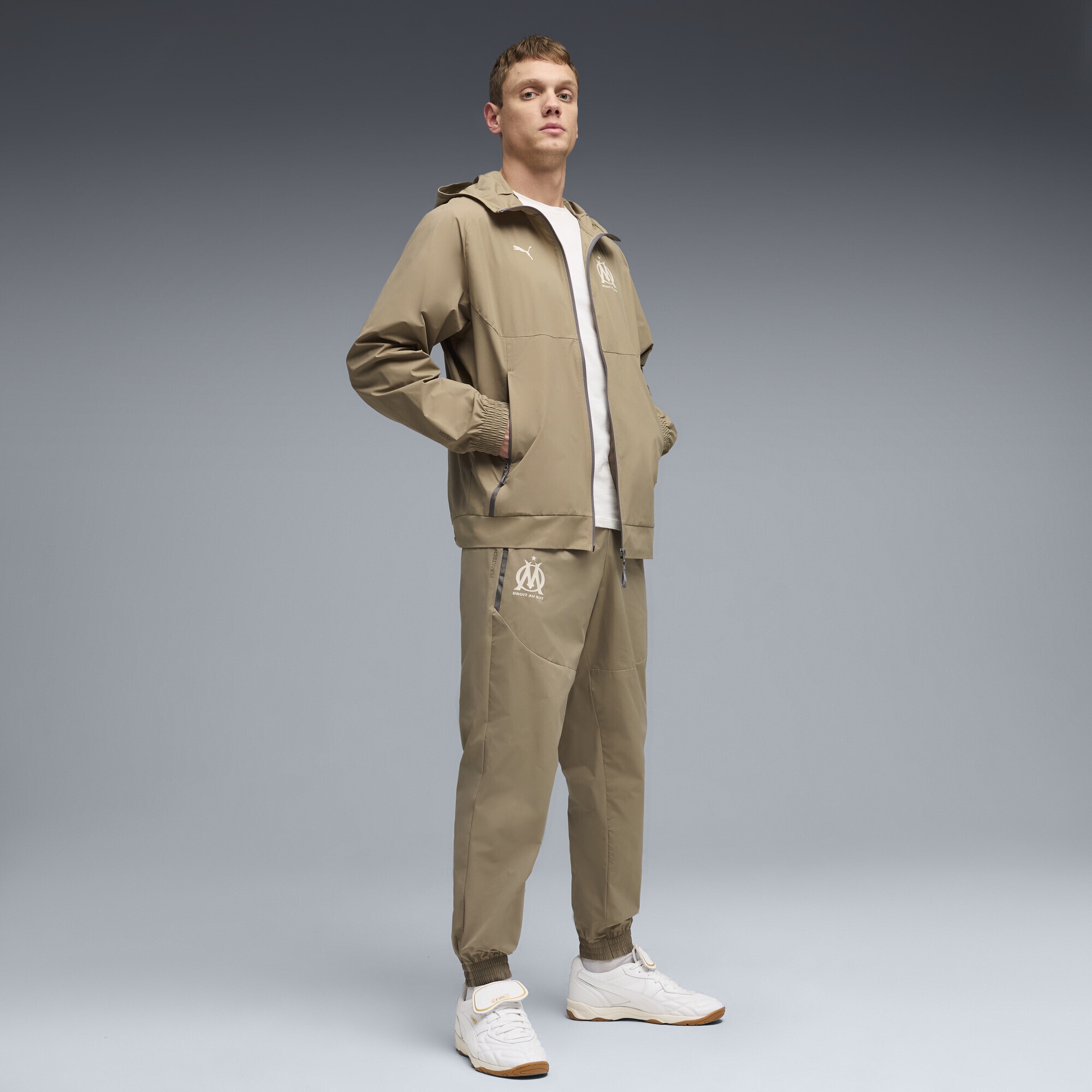 PUMA Sporthose »Olympique de Marseille PUMATECH Gewebte Hose Herren«