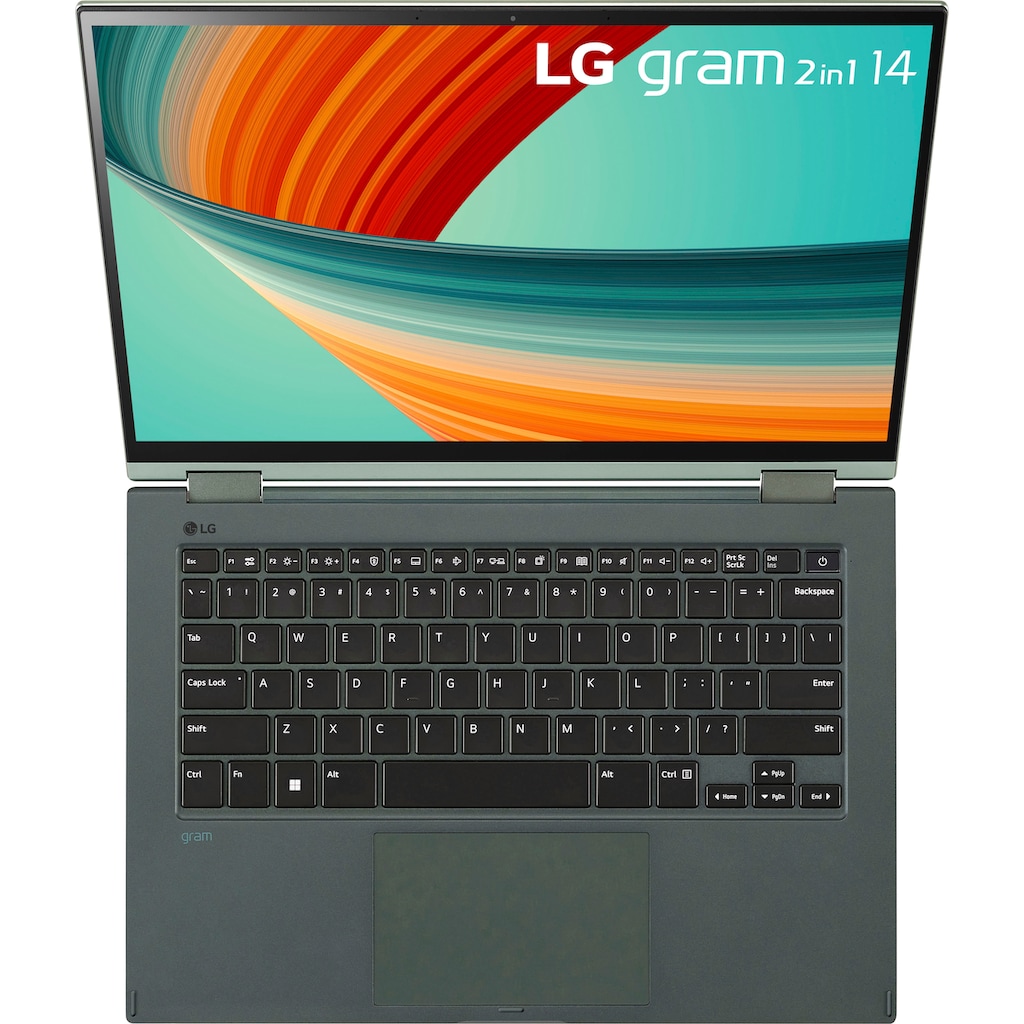 LG Notebook »Gram 14T90R-G.AA77G«, 35,5 cm, / 14 Zoll, Intel, Core i7, Iris Xe Graphics, 1000 GB SSD