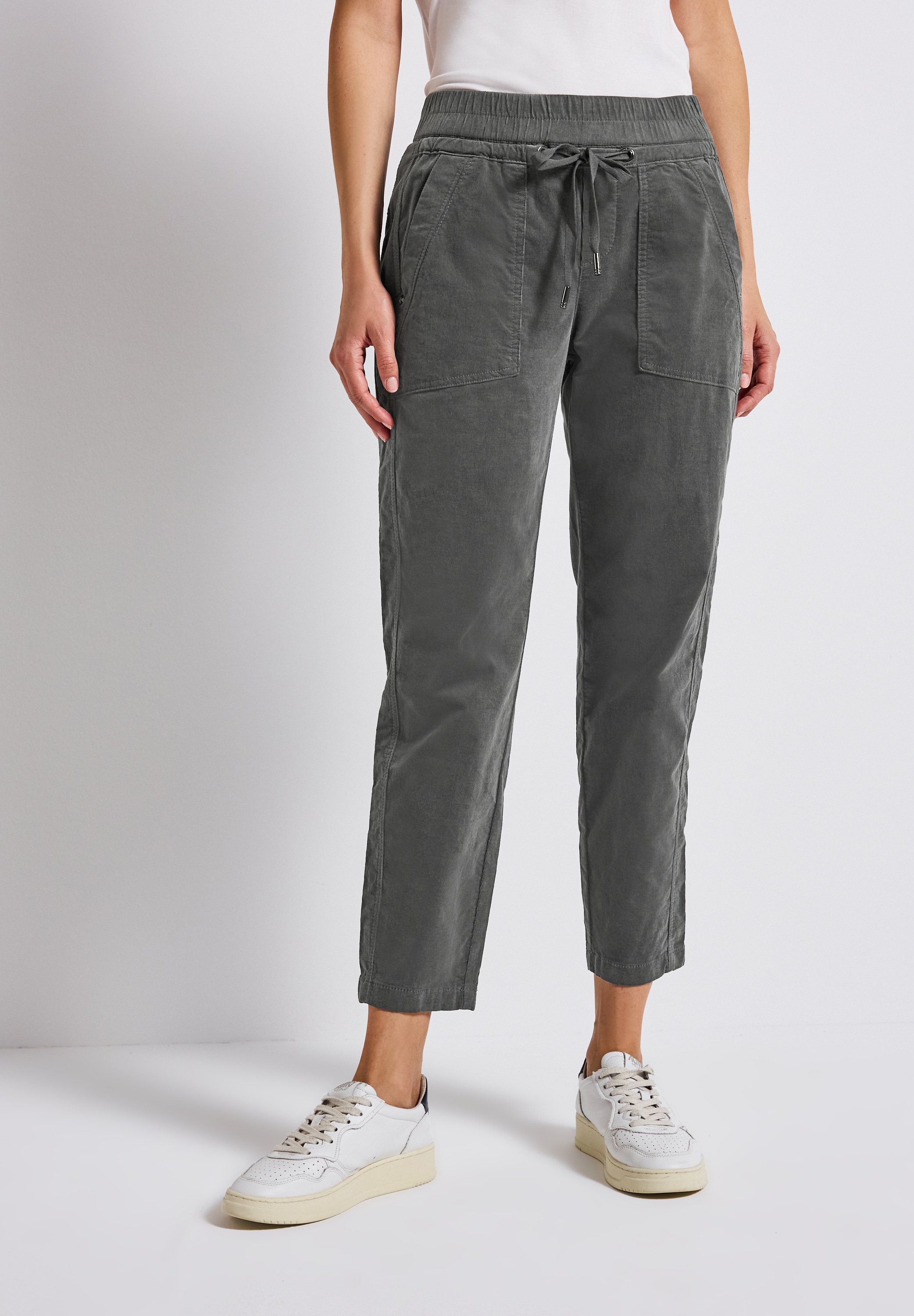 STREET ONE Cordhose, Middle Waist günstig online kaufen