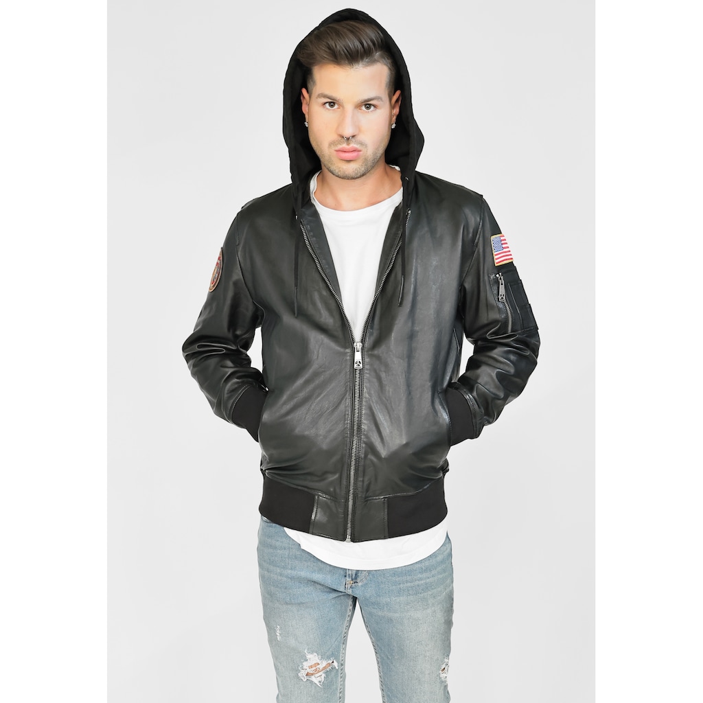 TOP GUN Lederjacke »TG20212111«