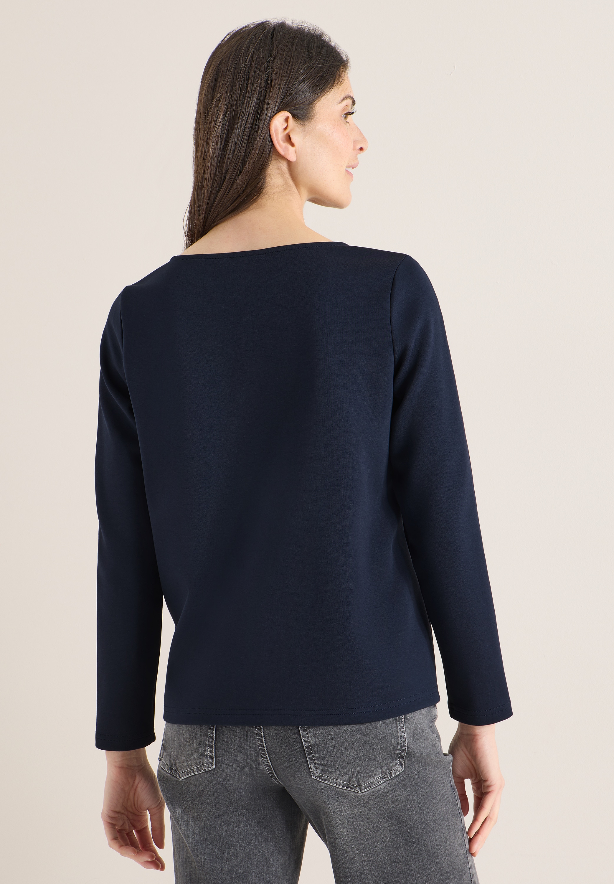 Cecil Langarmshirt mit U-Boot-Ausschnitt