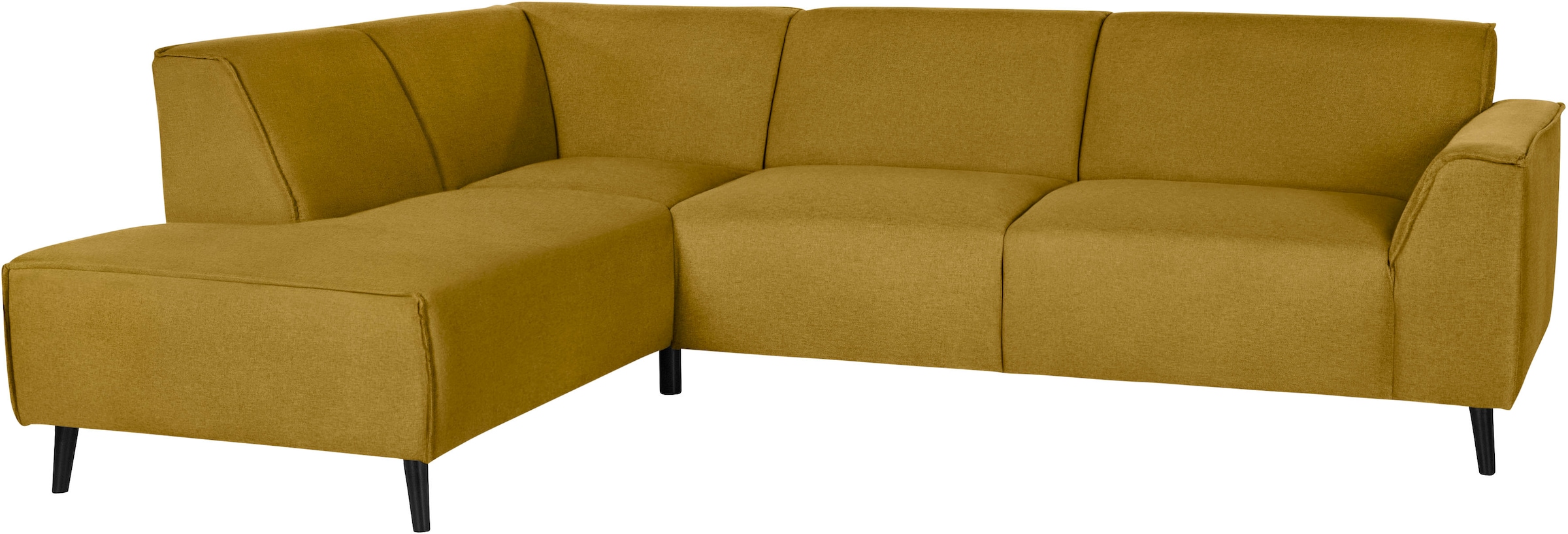 DOMO collection Ecksofa »Amora, bequem und zeitlos, L-Form«, mit Federkern für mehr Sitzkomfort