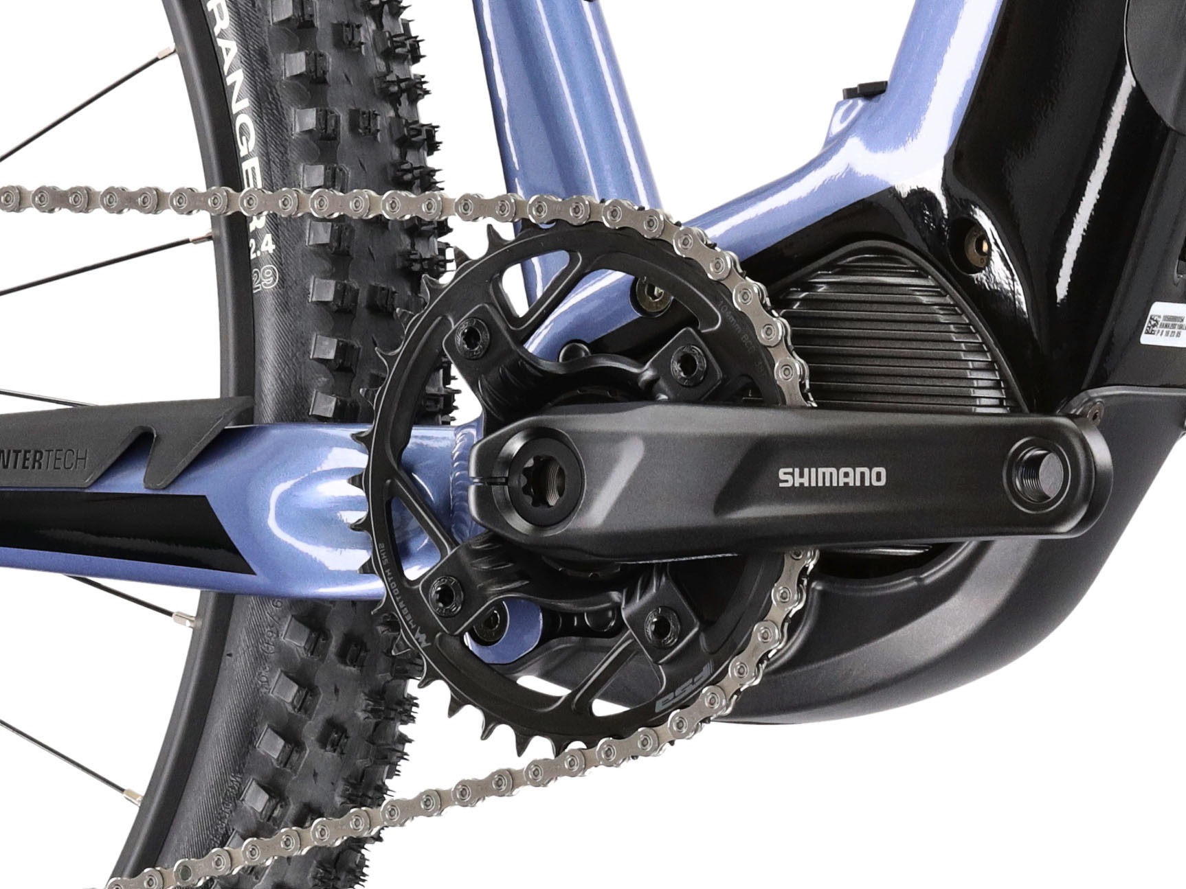 Kross »E-MTB Level Boost 2.0 500 29 Zoll blau« 11 Gang Shimano DEORE M5100 Schaltwerk Kettenschaltung Mittelmotor 250 W Pedelec, Elektrofahrrad für Damen und Herren, MTB