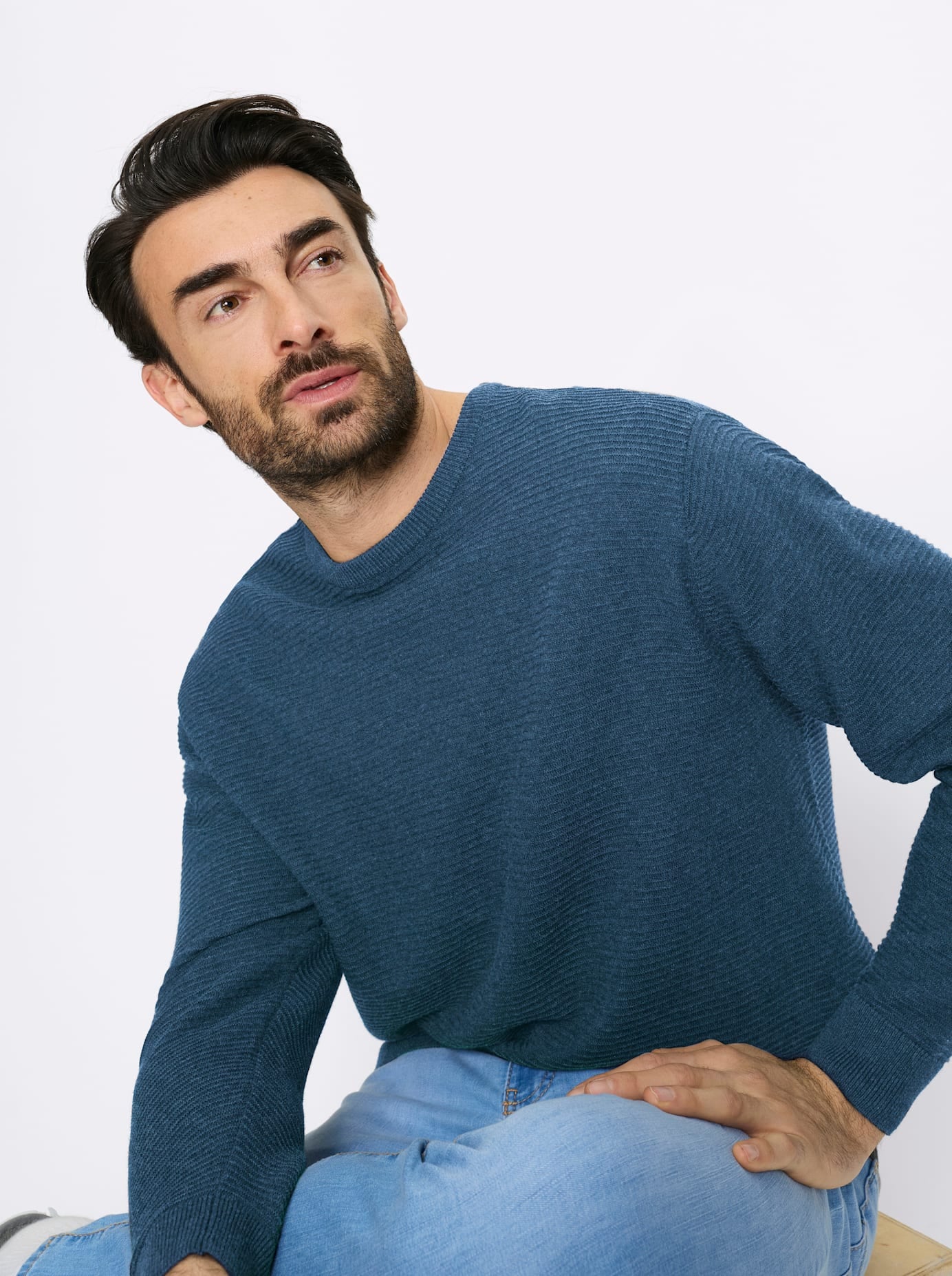 Marco Donati Rundhalspullover »Pullover«