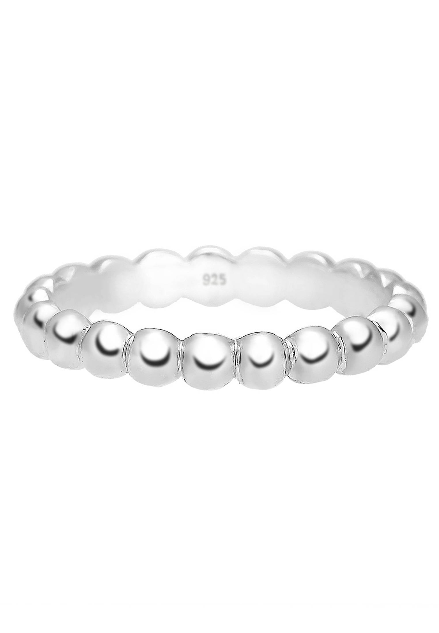 Elli Fingerring »Stacking Ring Kügelchen 925 Silber«