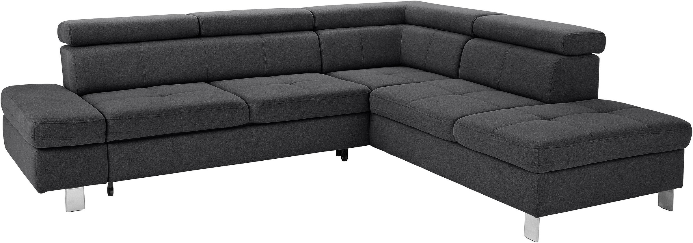 exxpo - sofa fashion Ecksofa "Fiji, L-Form" mit Kopf- bzw. Rückenverstellun günstig online kaufen