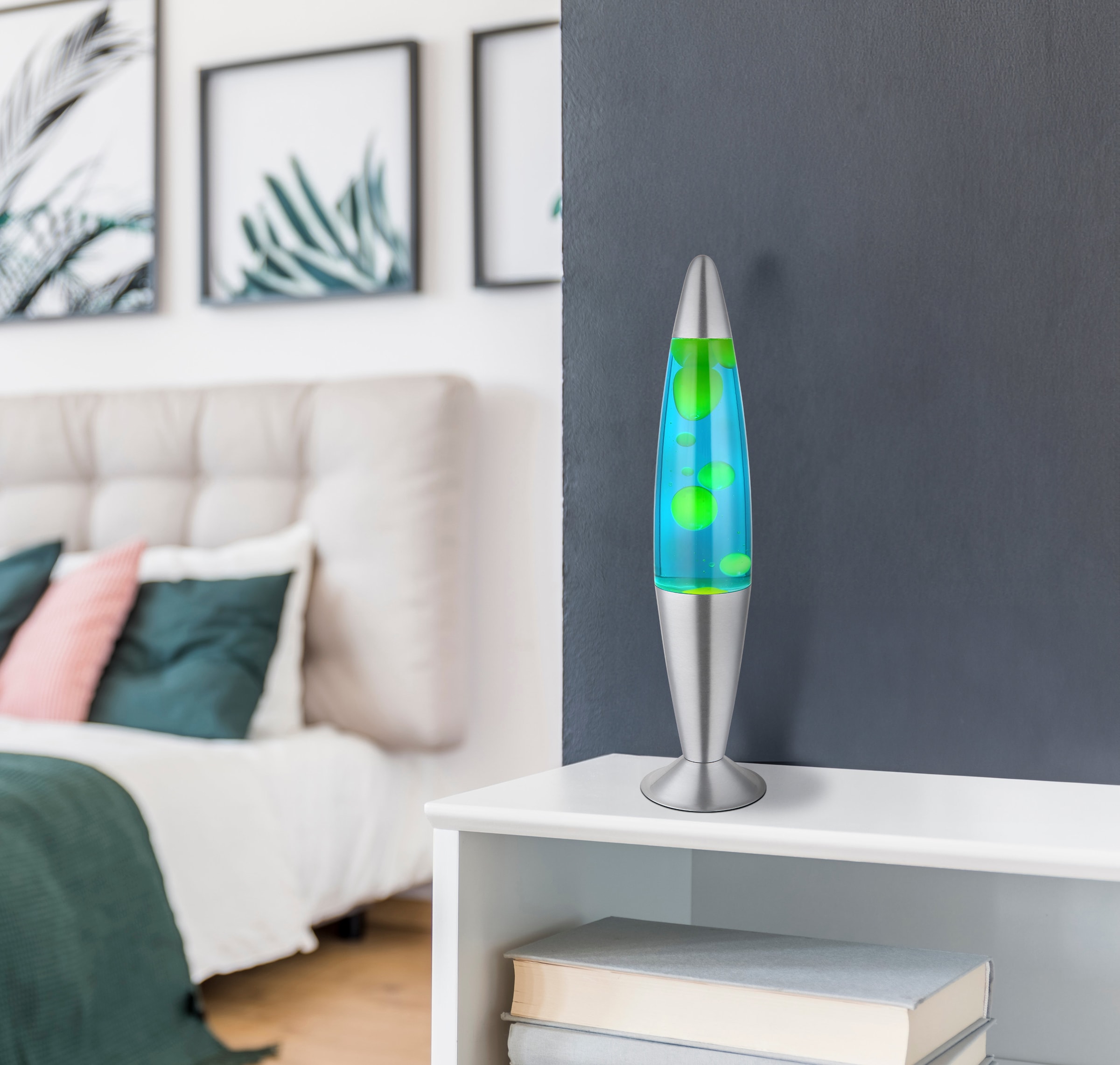 GLOBO LIGHTING Tischleuchte »ETNA« LED-Modul 1 Stk. Warmweiß Tischlampe Magmaleuchte Deko-Tischleuchte Schlafzimmer