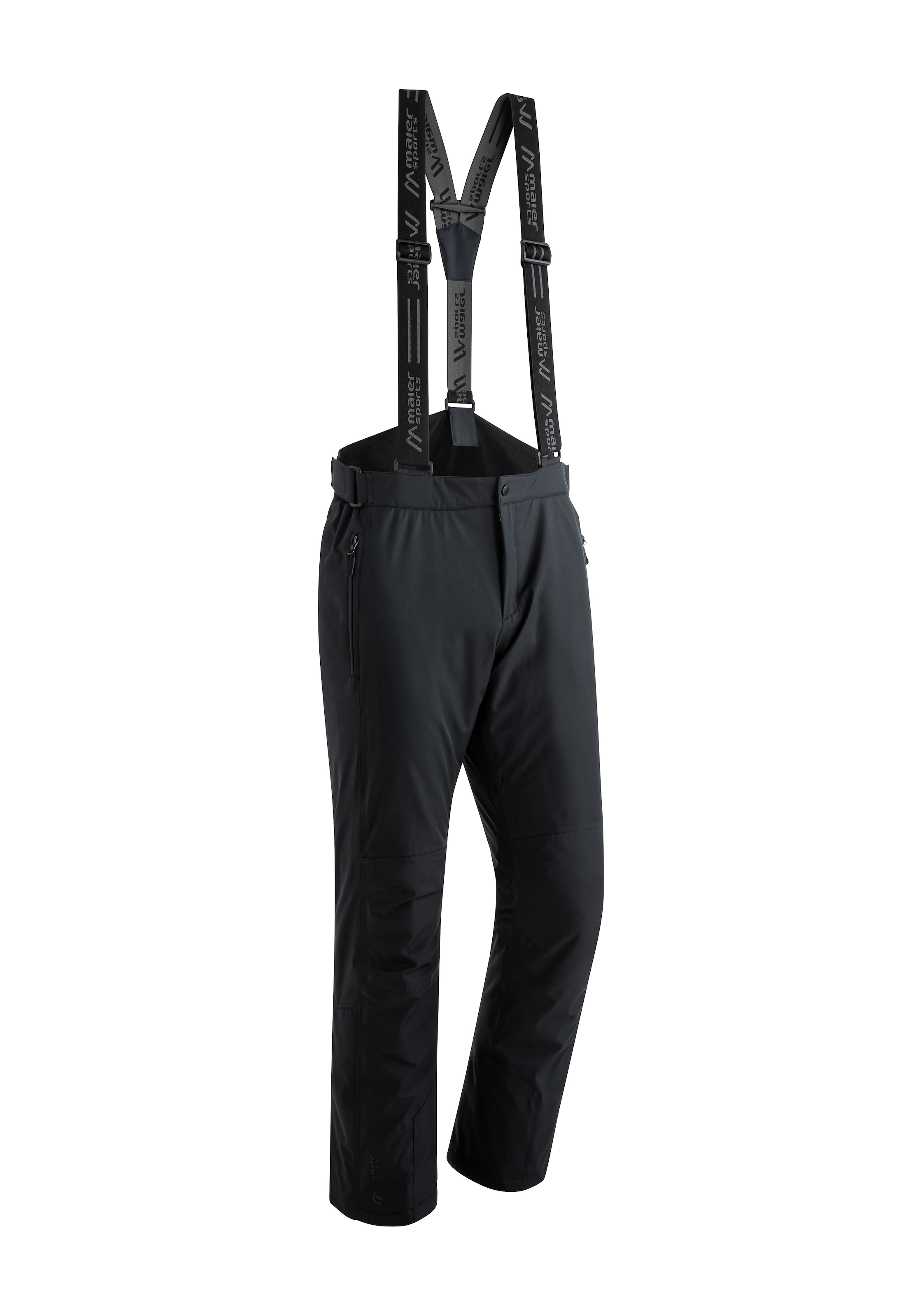 Maier Sports Skihose "Joscha Slim", Herren Schneehose mit Hosenträgern, wind/wasserdicht, Slim Fit