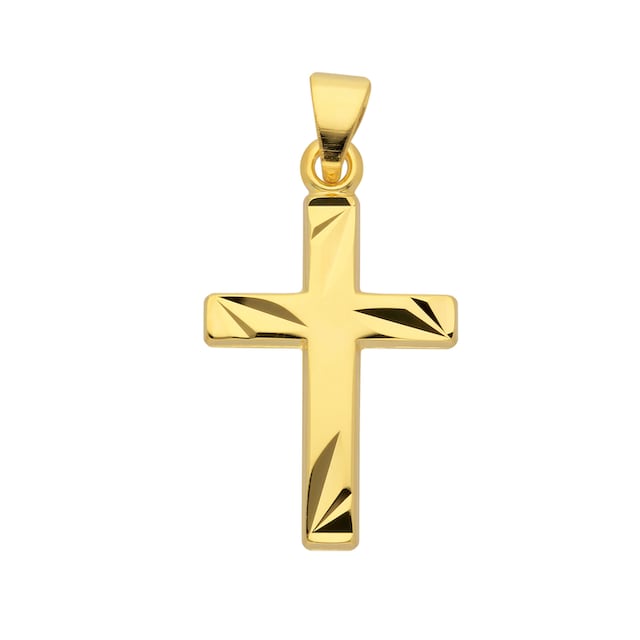 Adelia´s Kettenanhänger »585 Gold Kreuz Anhänger«, Goldschmuck für Damen &  Herren kaufen | BAUR