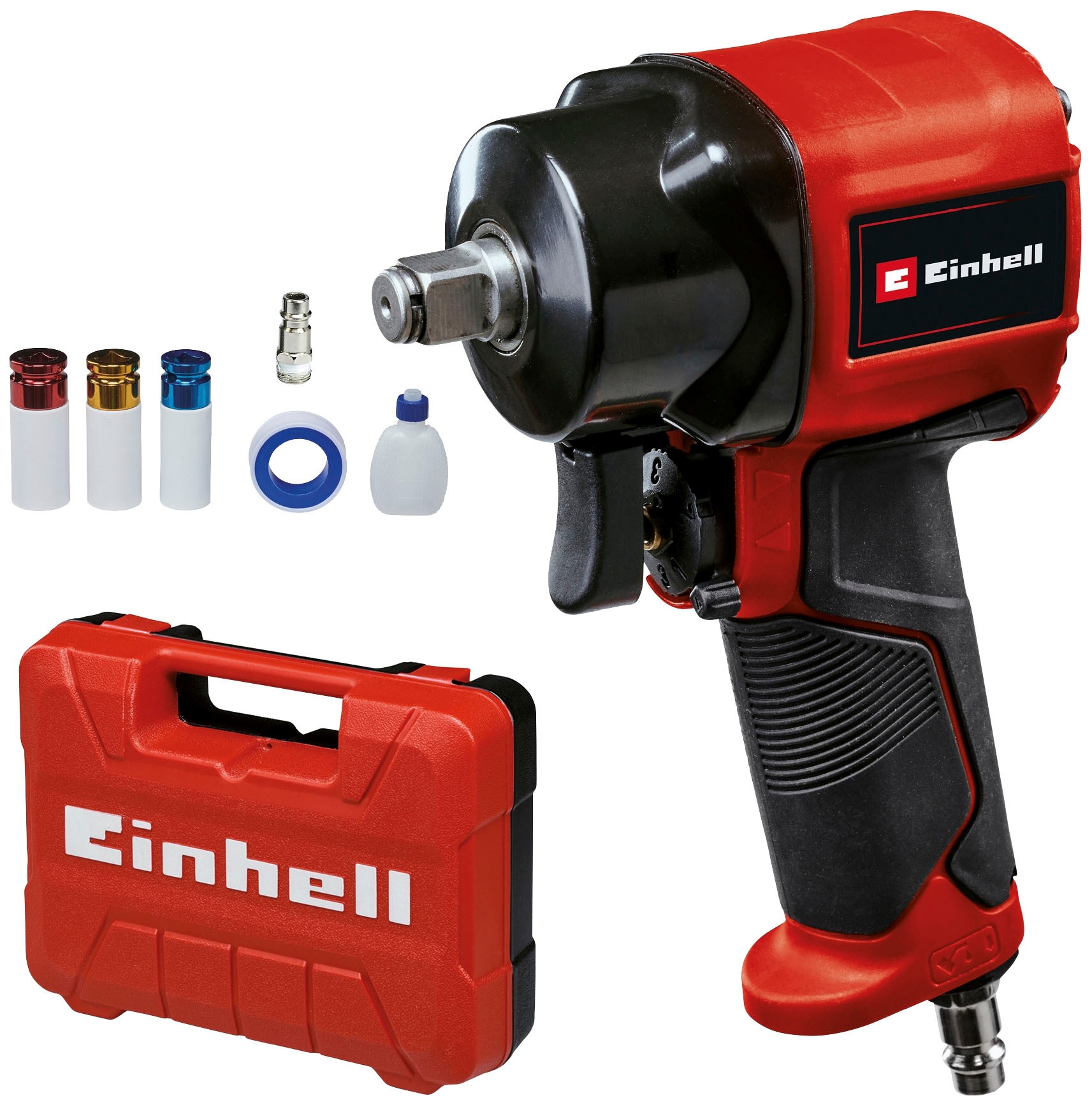 Einhell Druckluft-Schlagschrauber »TC-PW 610 Compact«, inkl. 3 Stecknüsse 17/19/21mm