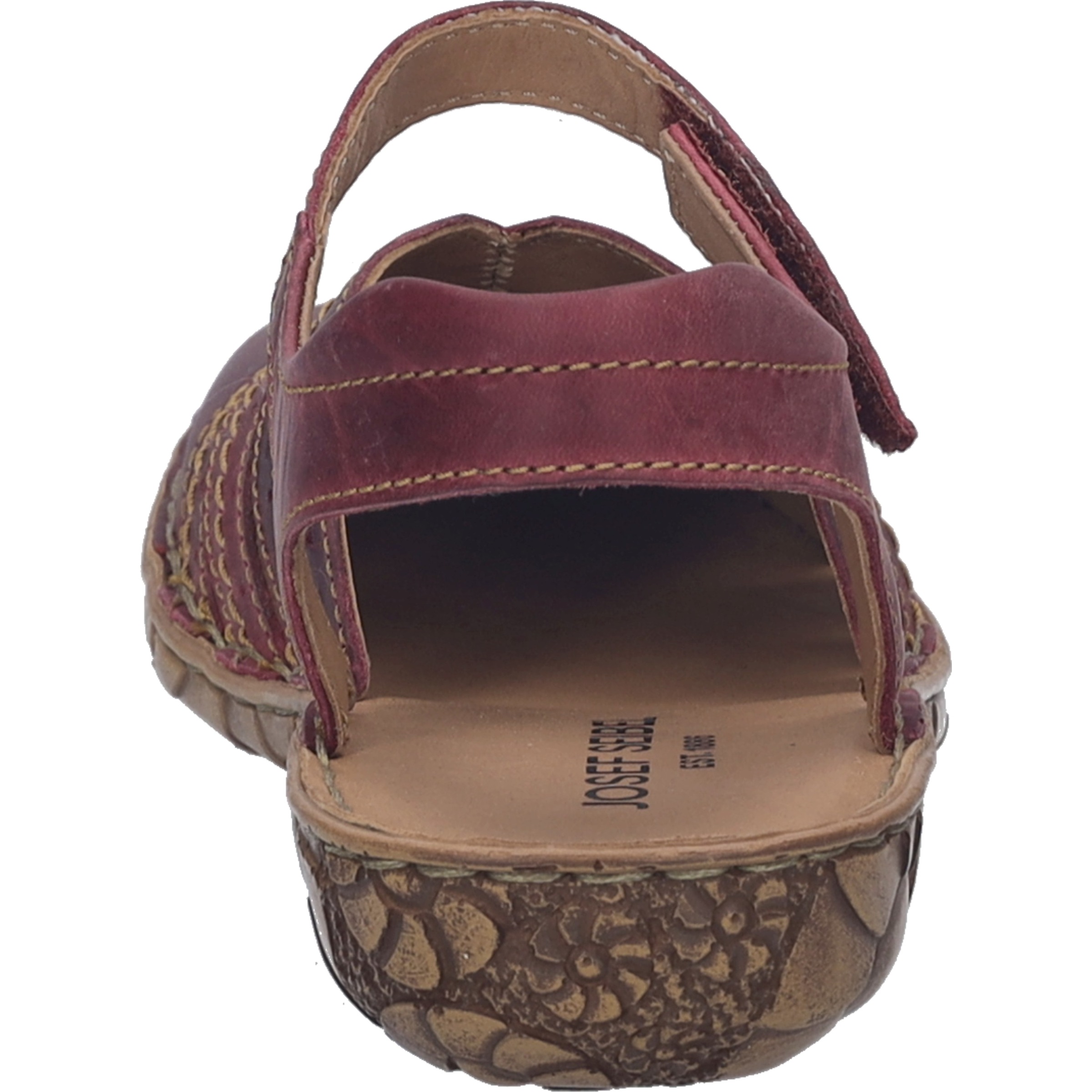 Sandale JOSEF SEIBEL "Rosalie 33, orchidee", Damen, Gr. 37, rot (orchidee), Obermaterial: 100% Rindsleder Leather cow., Schuhe Sandale 3