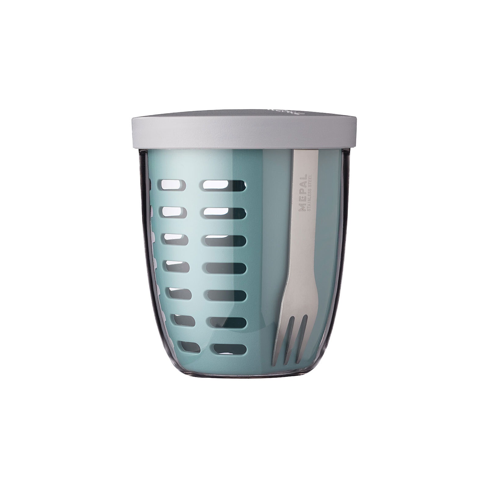 MEPAL Lunchbox "Fruitpot Ellipse 600 ml", grün, Lebensmittelaufbewahrungsbehälter