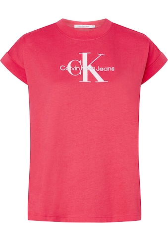 Calvin Klein Jeans T-Shirt, mit breitem Umschlagbund an den Ärmeln kaufen