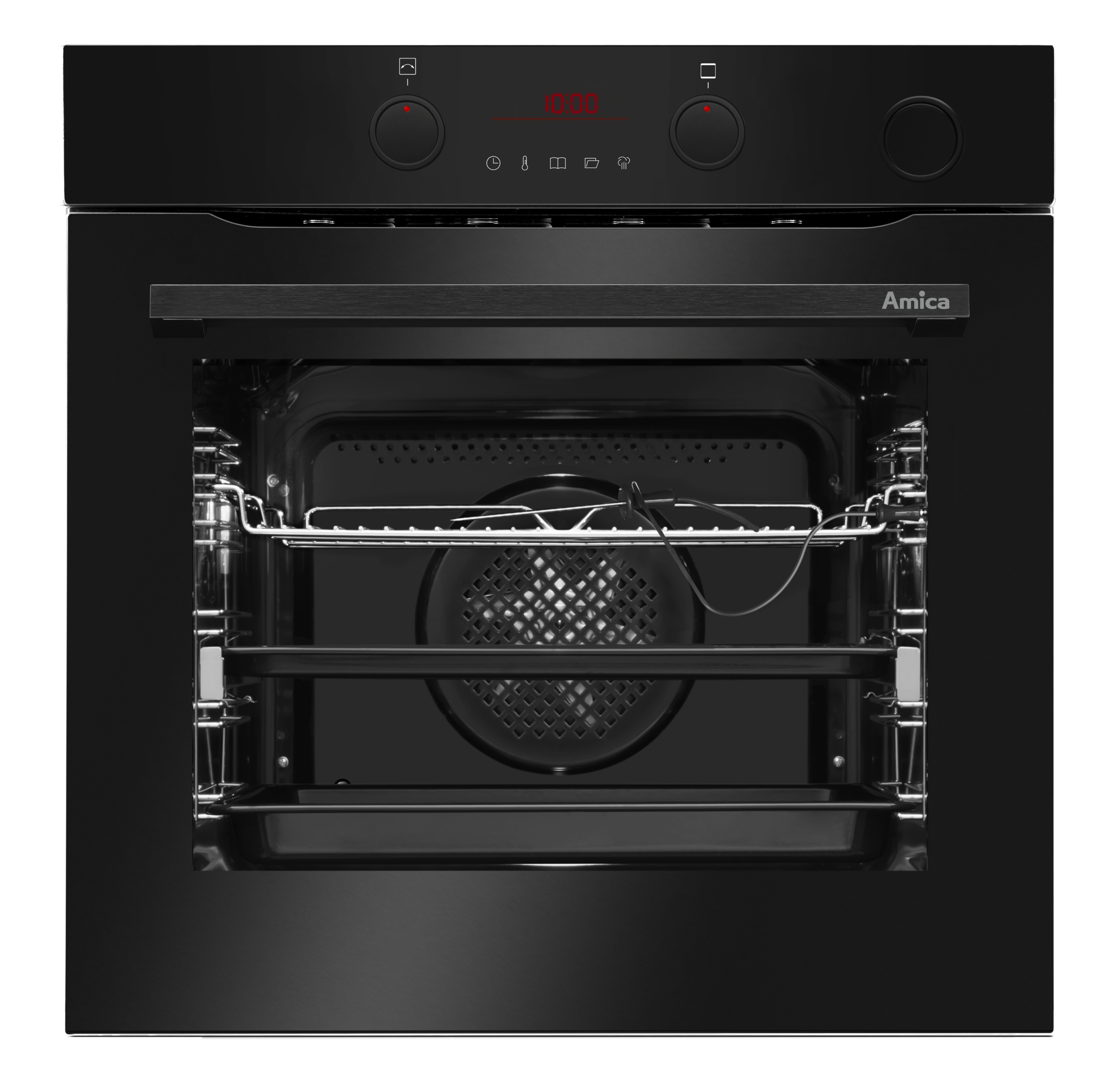 Amica Einbaubackofen »EBSX 949 800 V« mit 1-fach-Teleskopauszug mit Steam Clean Saftig, knusprig, elegant – Backen wie vom Profi