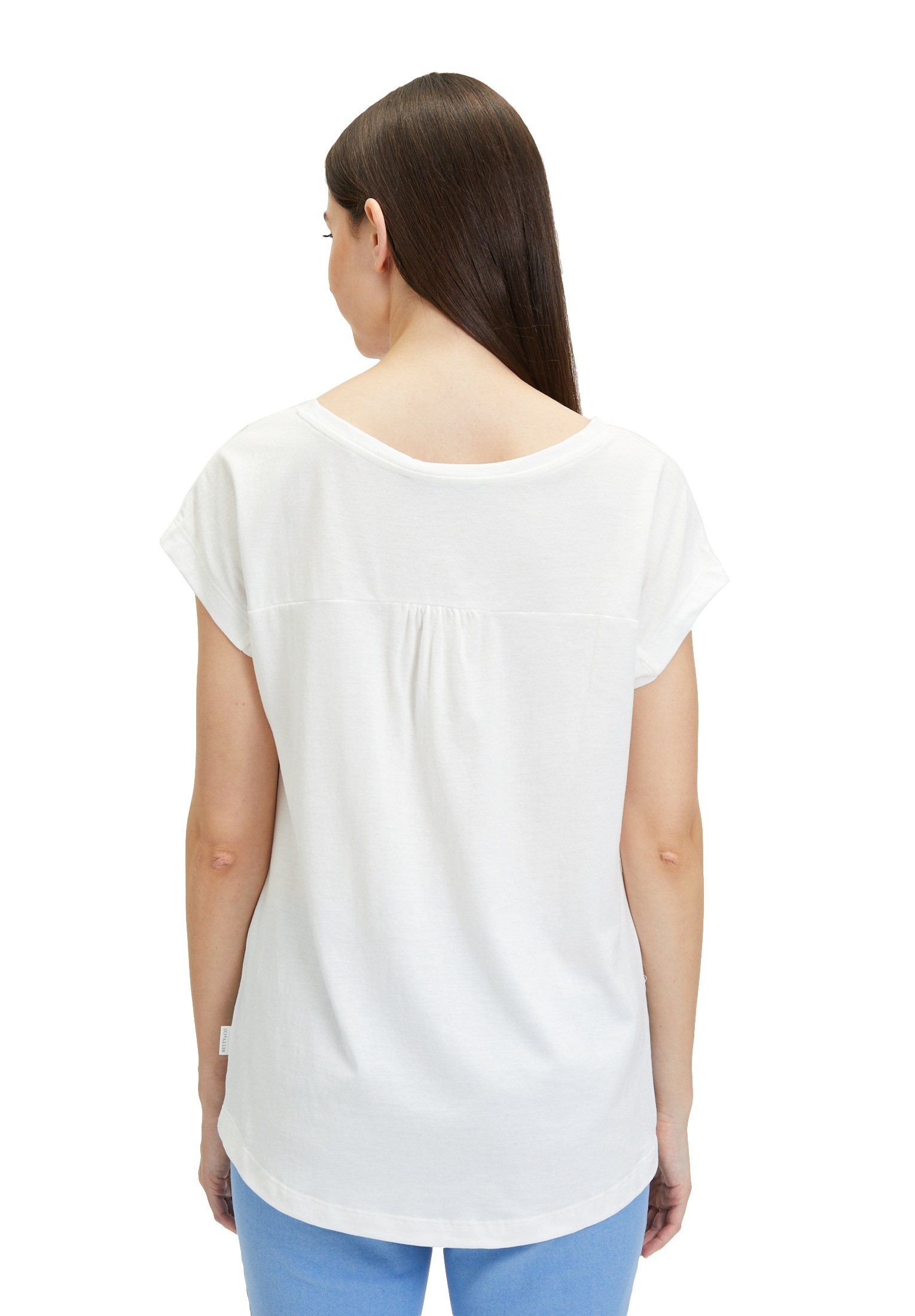 Betty&Co Kurzarmshirt »Betty & Co Damen Casual-Shirt mit Print«, (1 tlg.), Druck