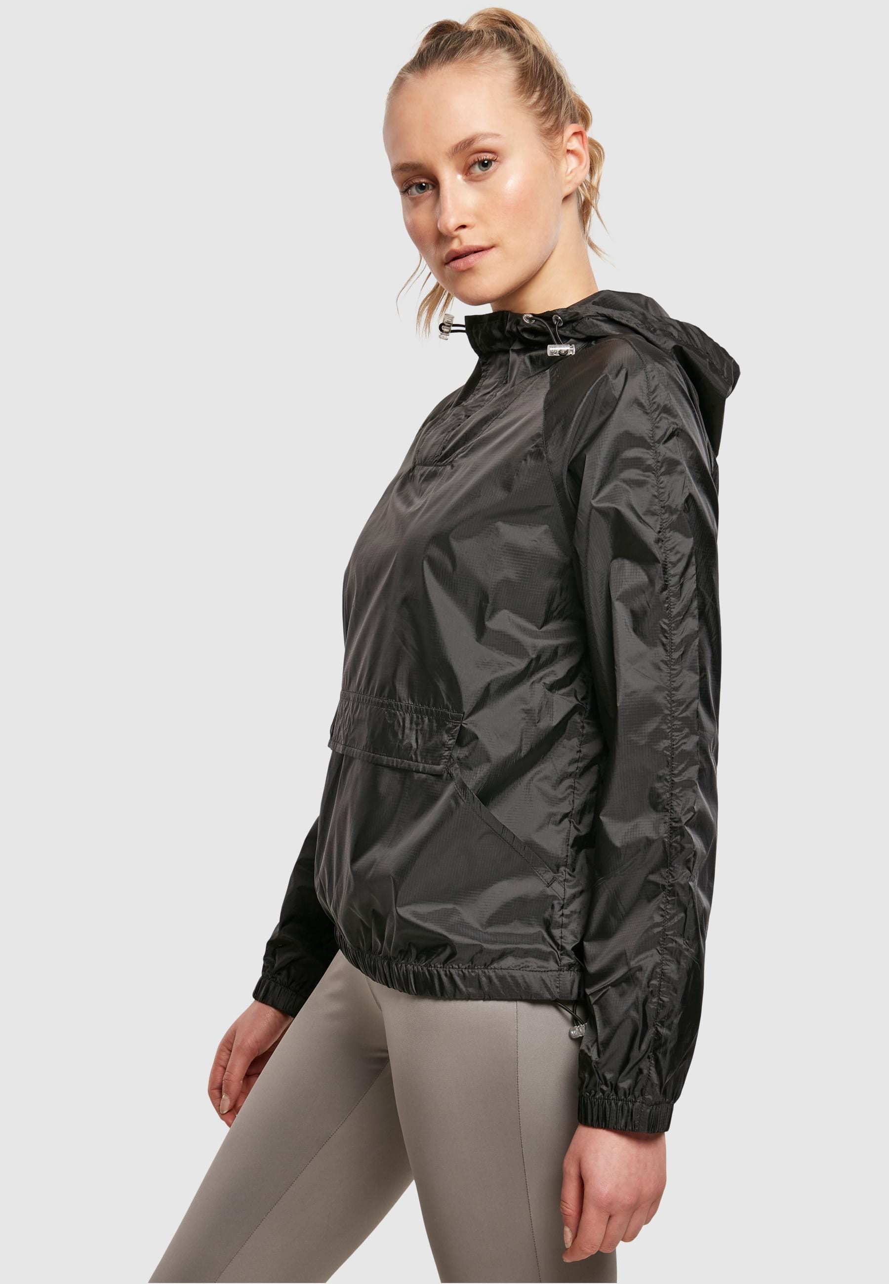 URBAN CLASSICS Allwetterjacke »Urban Classics Damen Ladies Transparent Light Pull Over Jacket«, (1 St.), mit Kapuze
