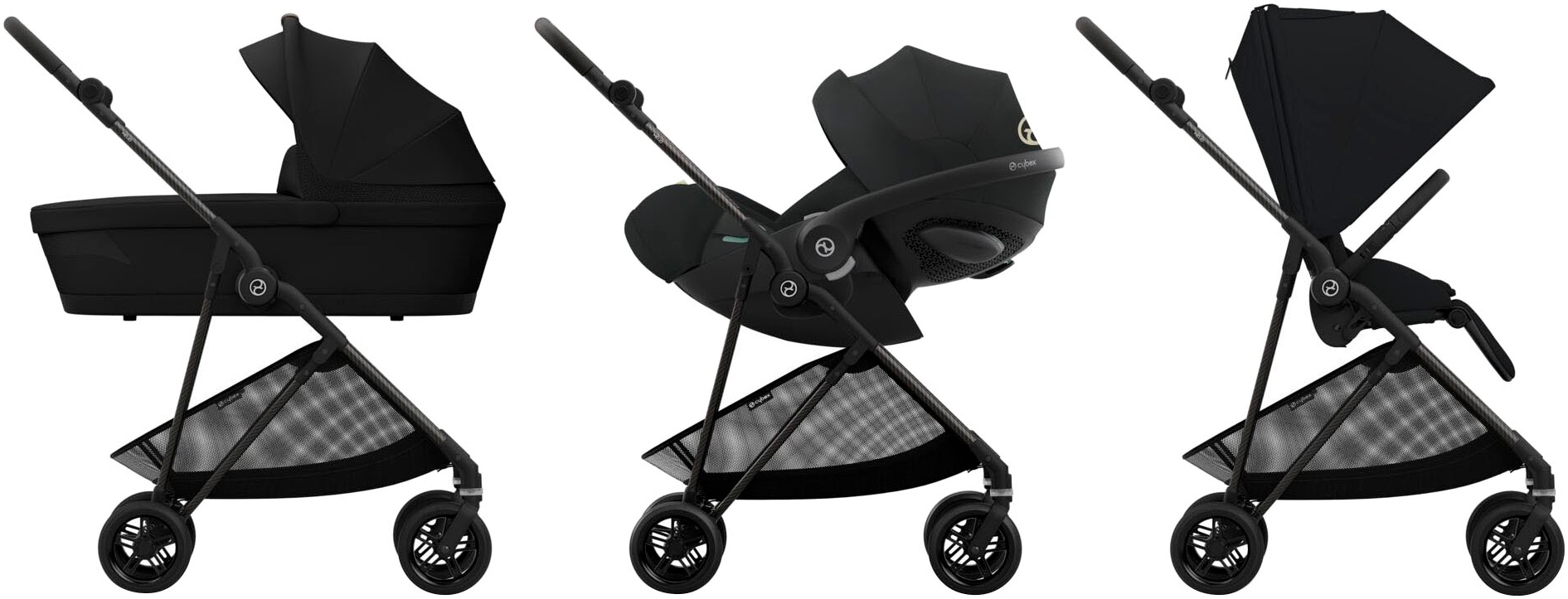 Cybex Kinder-Buggy »Cybex Gold, Melio Carbon«, 15 kg