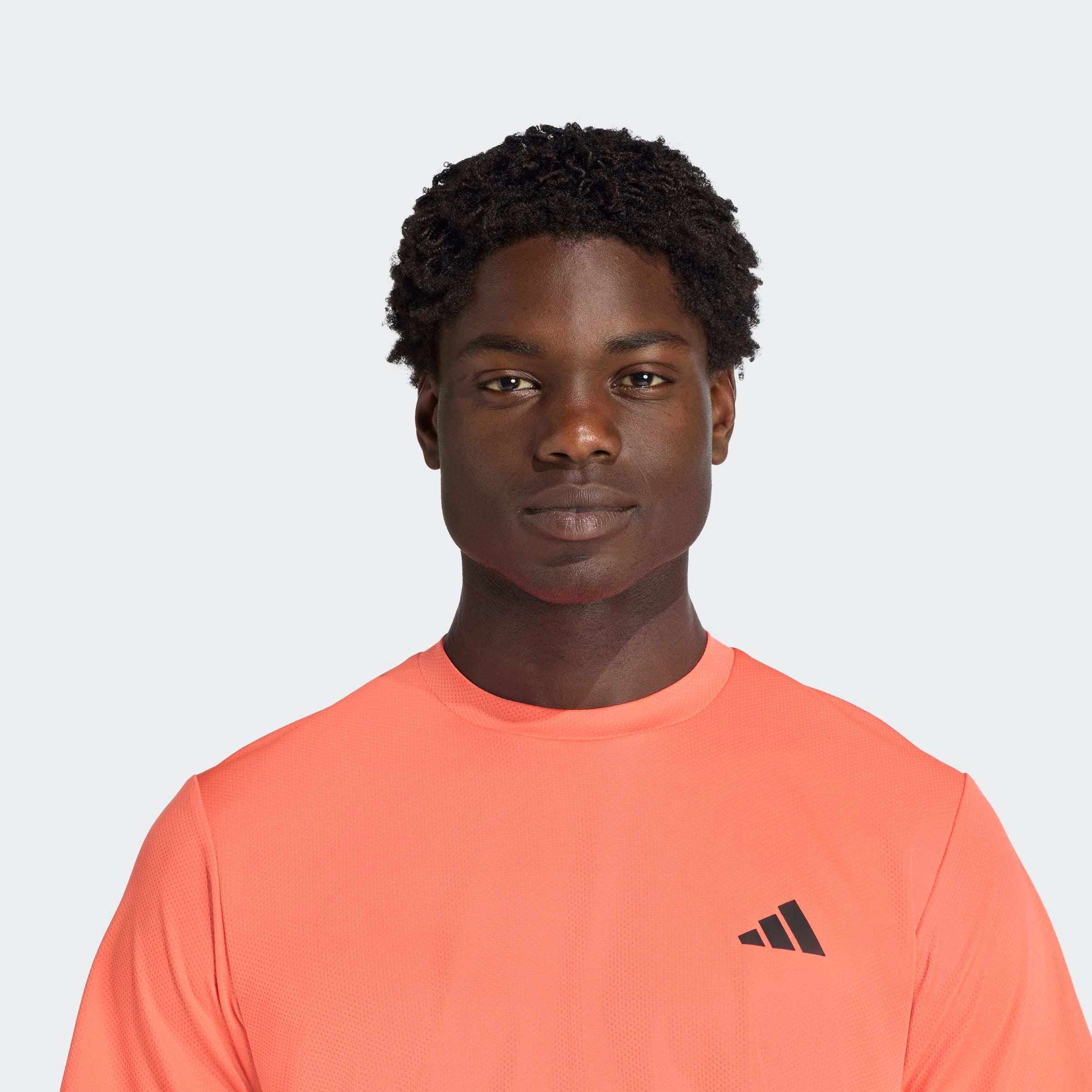T-Shirt ADIDAS PERFORMANCE "TR-ES BASE T", Herren, Gr. S, easy coral, schwarz, Obermaterial: 100% Polyester, Shirts T-Shirt, AEROREADY Technologie, Piqueoptik 2