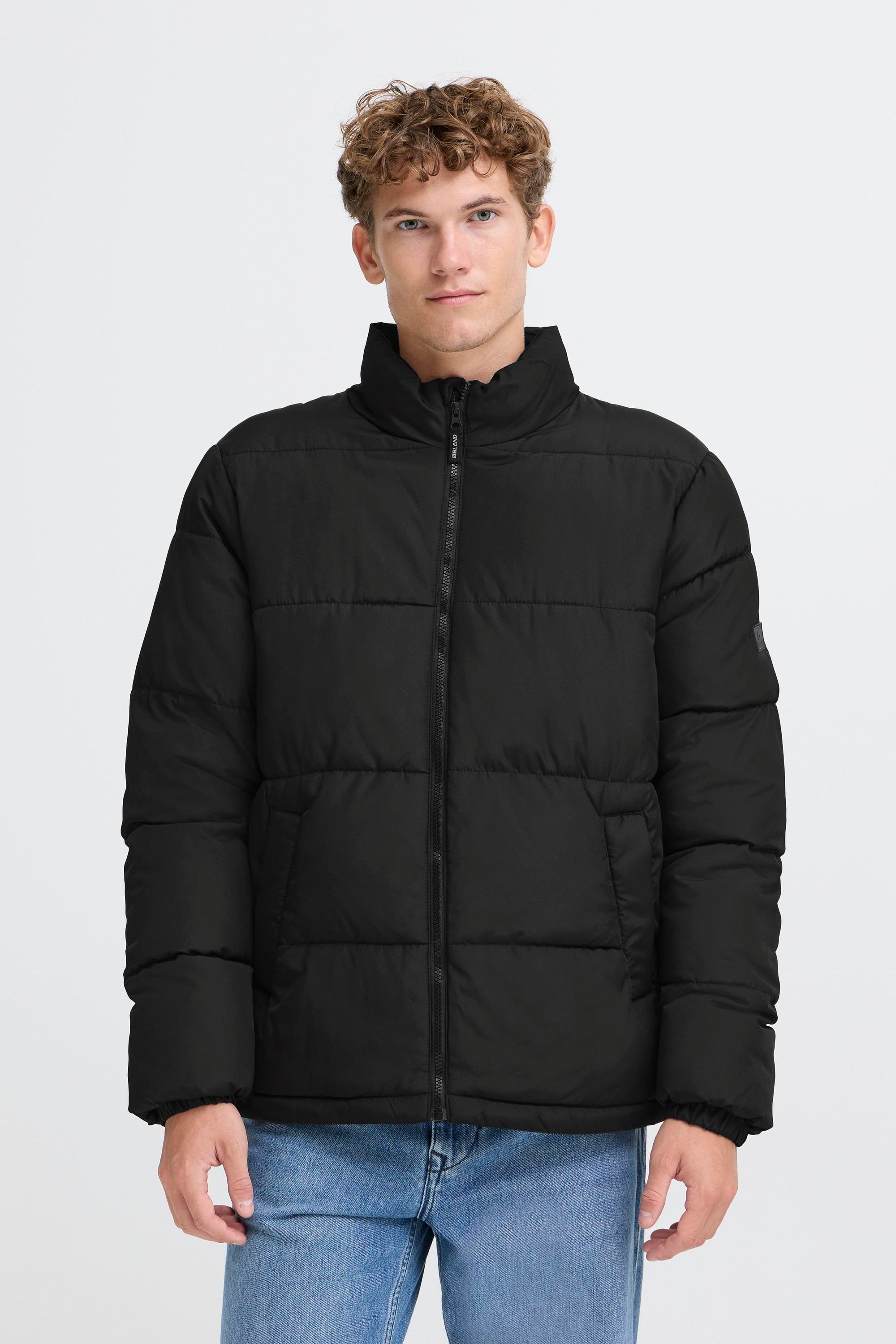 Winterjacke BLEND "Winterjacke BHElma", Herren, Gr. 3XL, schwarz, Obermaterial: 100% Polyester PES., Jacken Winterjacke 5