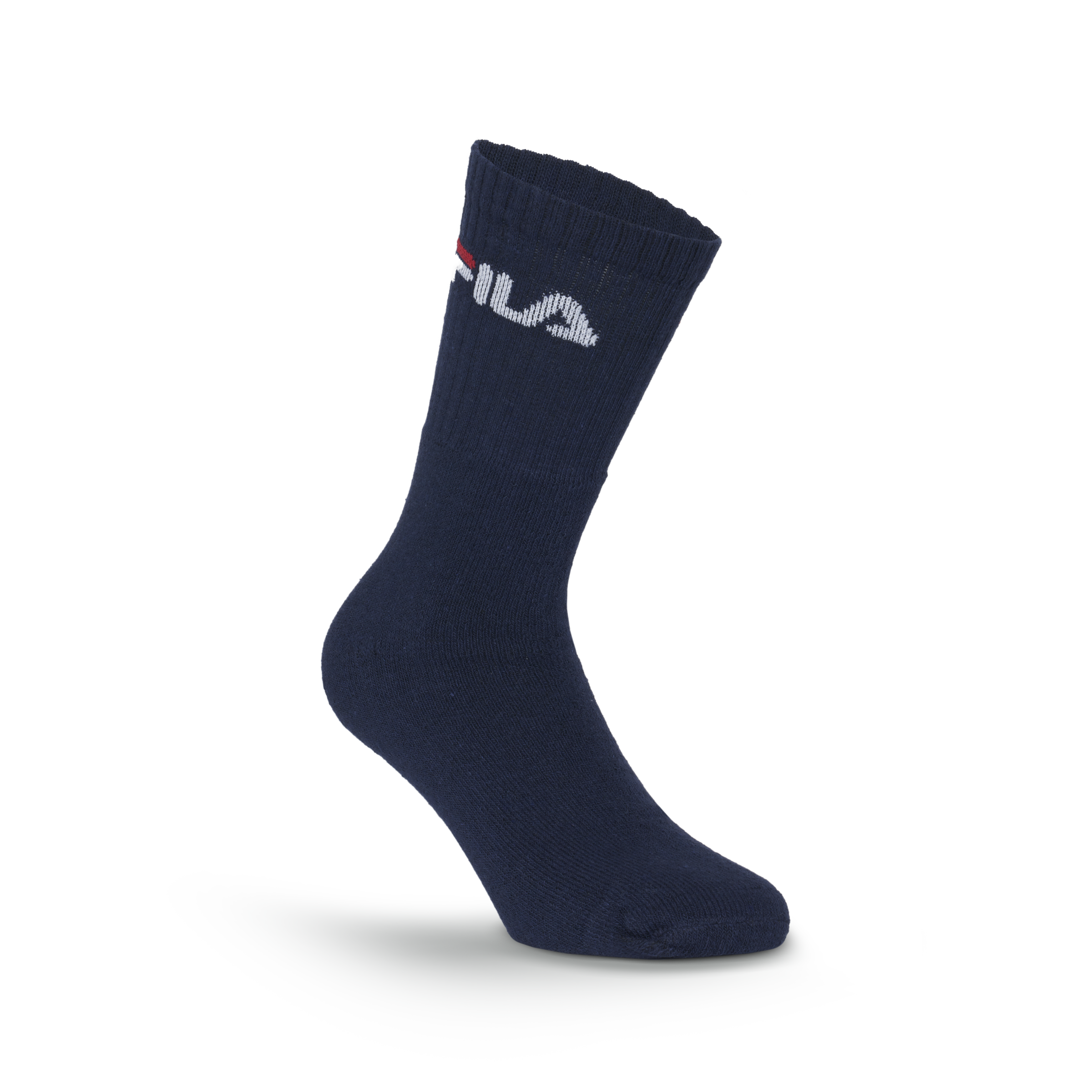 Thumbnail - Fila Tennissocken 6 Paar, Logoschriftzug, breites Rippenbündchen, Cotton-Mix