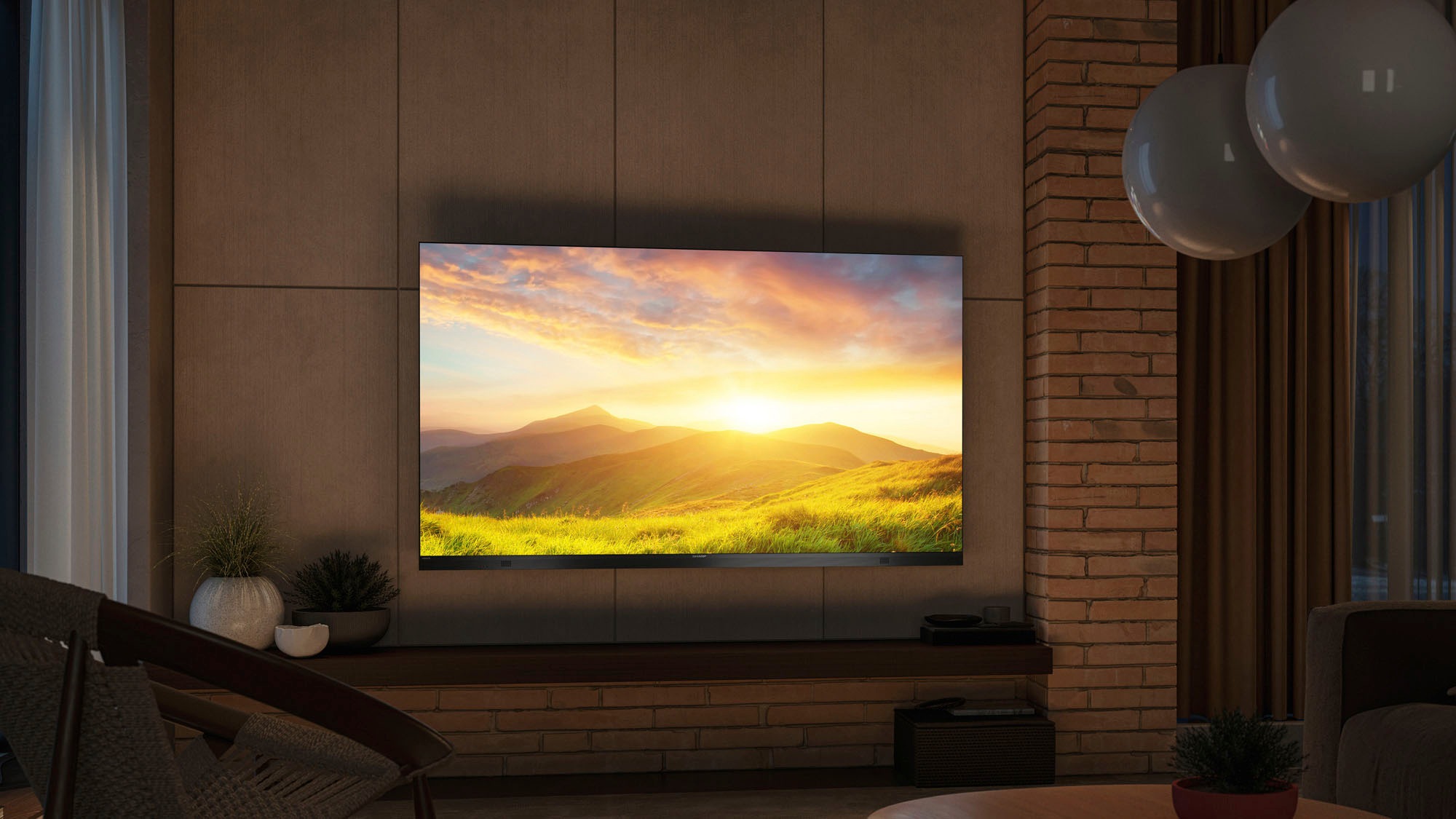 Sharp LED-Fernseher »4T-C65EQx«, 4K Ultra HD, Smart-TV-Android TV