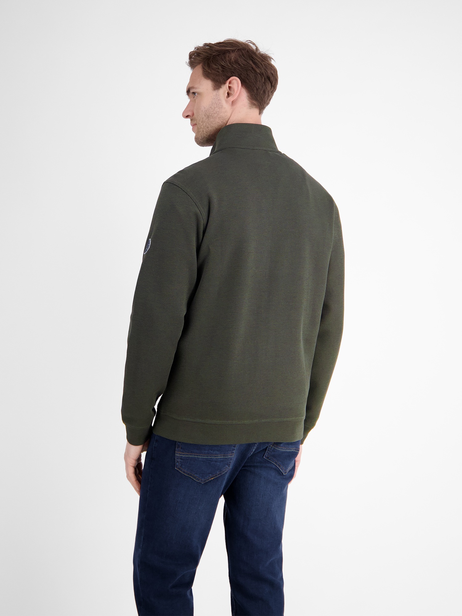 LERROS Sweatjacke "LERROS Sweatjacke in weicher Strukturqualität" günstig online kaufen