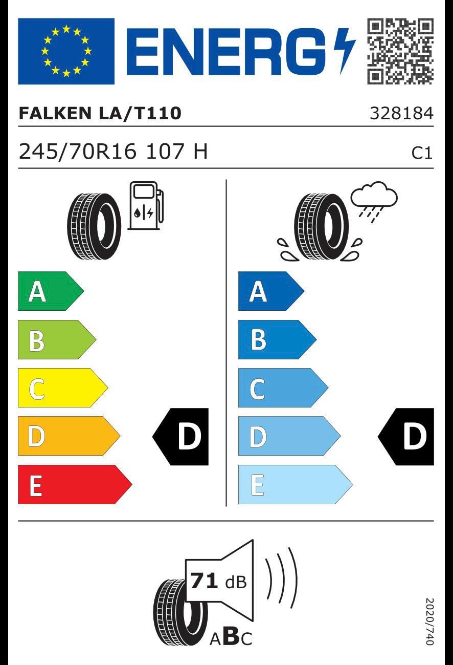 Falken Reifen Sommerreifen LA/AT »LANDAIR verschiedenen erhältlich (1 | T110 auf Ausführungen M+S«, BAUR in St.), Rechnung