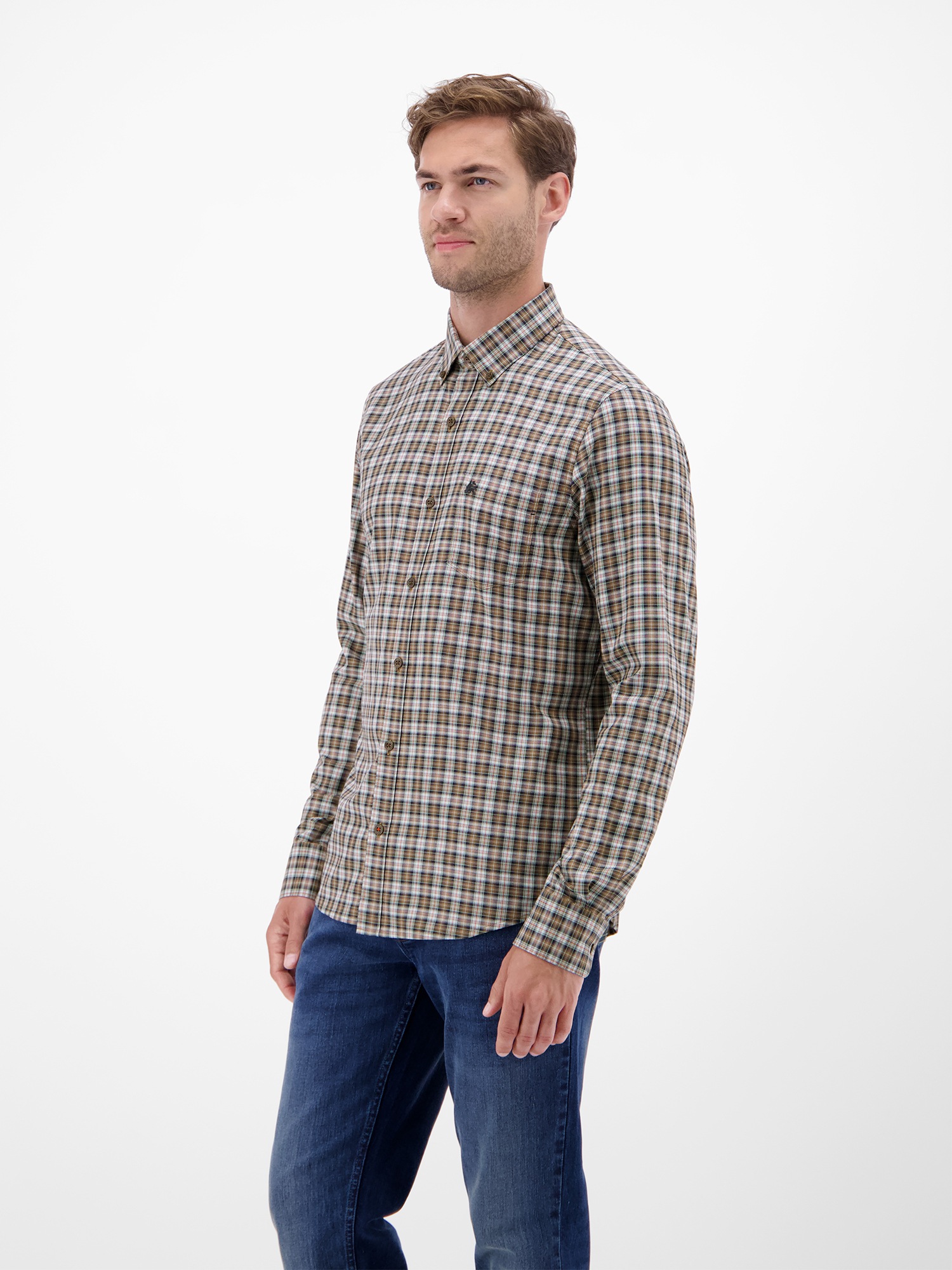 Thumbnail - LERROS Karohemd "LERROS Kariertes Herrenhemd, sportiv und stilbewusst"