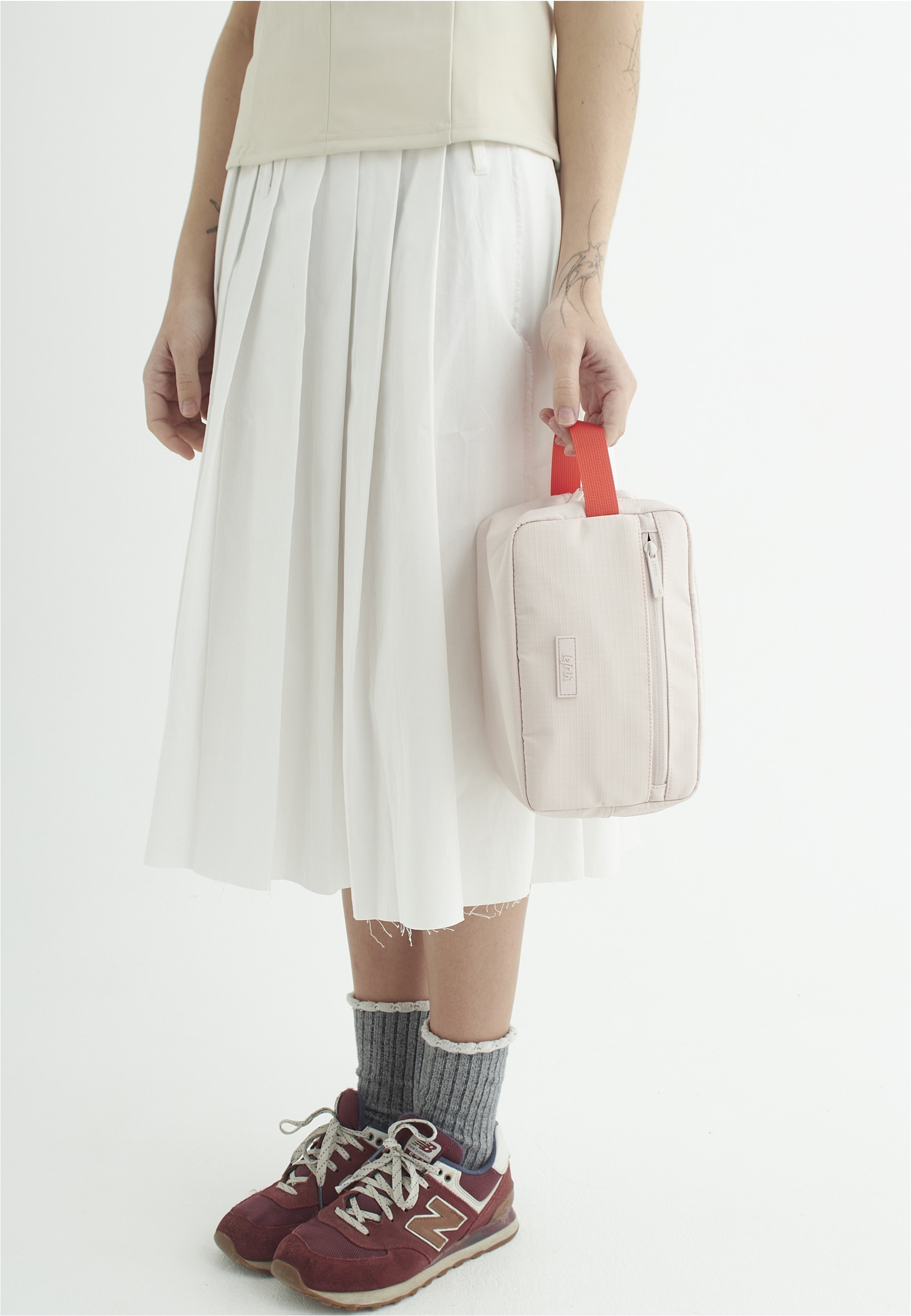 lefrik Kosmetiktasche »Kei Double Washbag«, mit zwei großen Fächern innen
