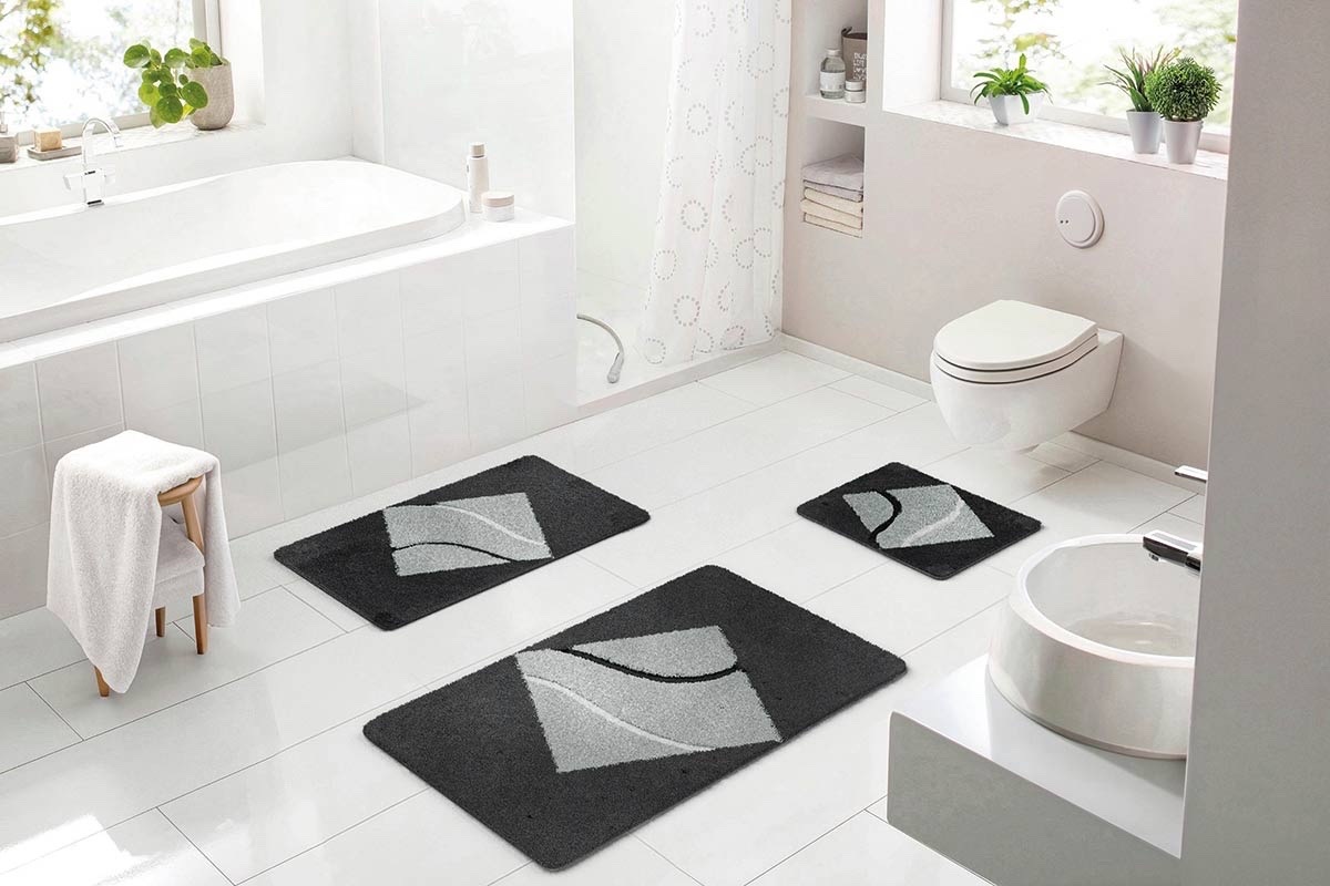 Batex WC-Vorleger "Nima" Höhe 27 mm rutschhemmend beschichtet fußbodenheizu günstig online kaufen