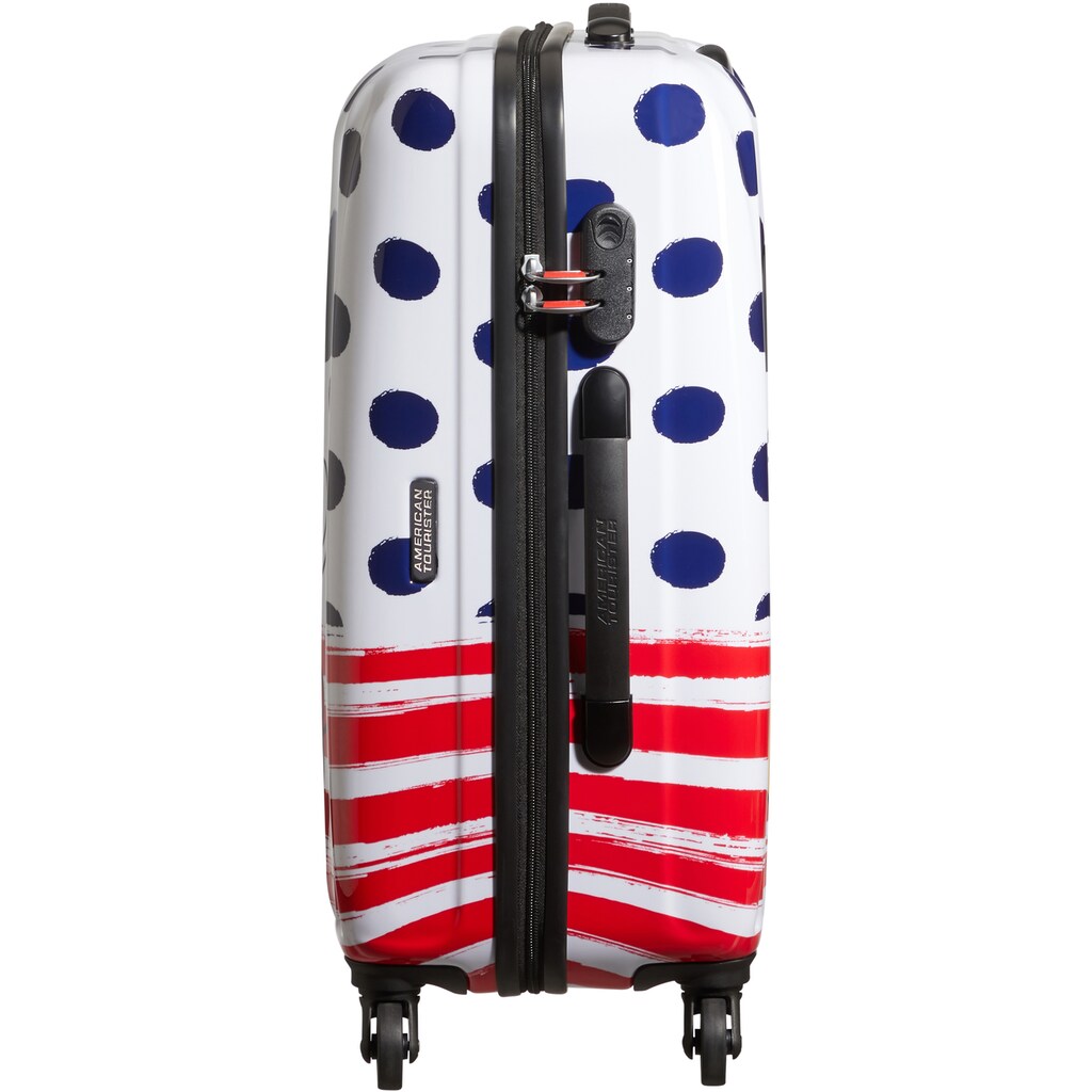 American Tourister® Hartschalen-Trolley »Disney Legends, Minnie Blue Dots, 55 cm«, 4 Rollen