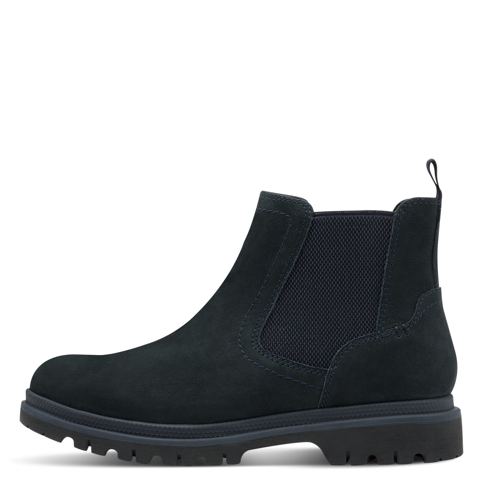 Tamaris Chelseaboots, Blockabsatz, Basicboots, Stiefelette mit dezenten Ziernähten
