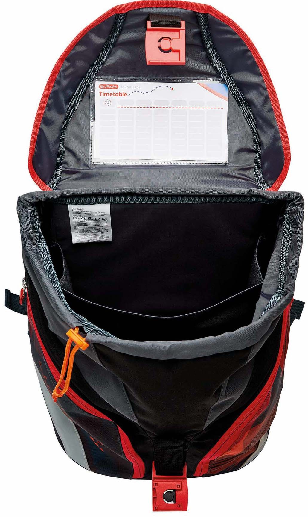 Herlitz Schulrucksack »SoftLight Plus, Sports«, Reflektoren-Floureszierende Flächen, mit 2 abnehmbaren Applikationen