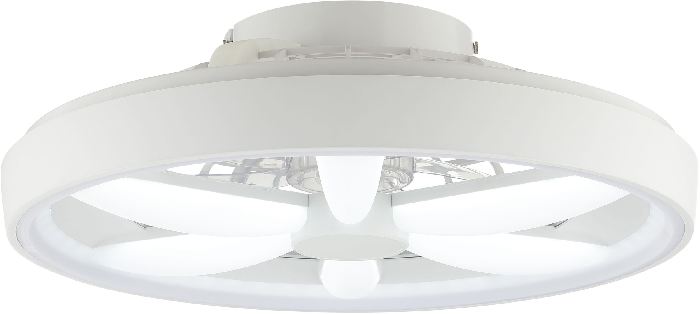 Hanseatic LED Deckenleuchte »DLV2205«, 1 flammig, Leuchtmittel LED-Modul | LED fest integriert, LED Ventilator, Ø 48 cm, 6400 lm, dimmbar, Fernbedienung