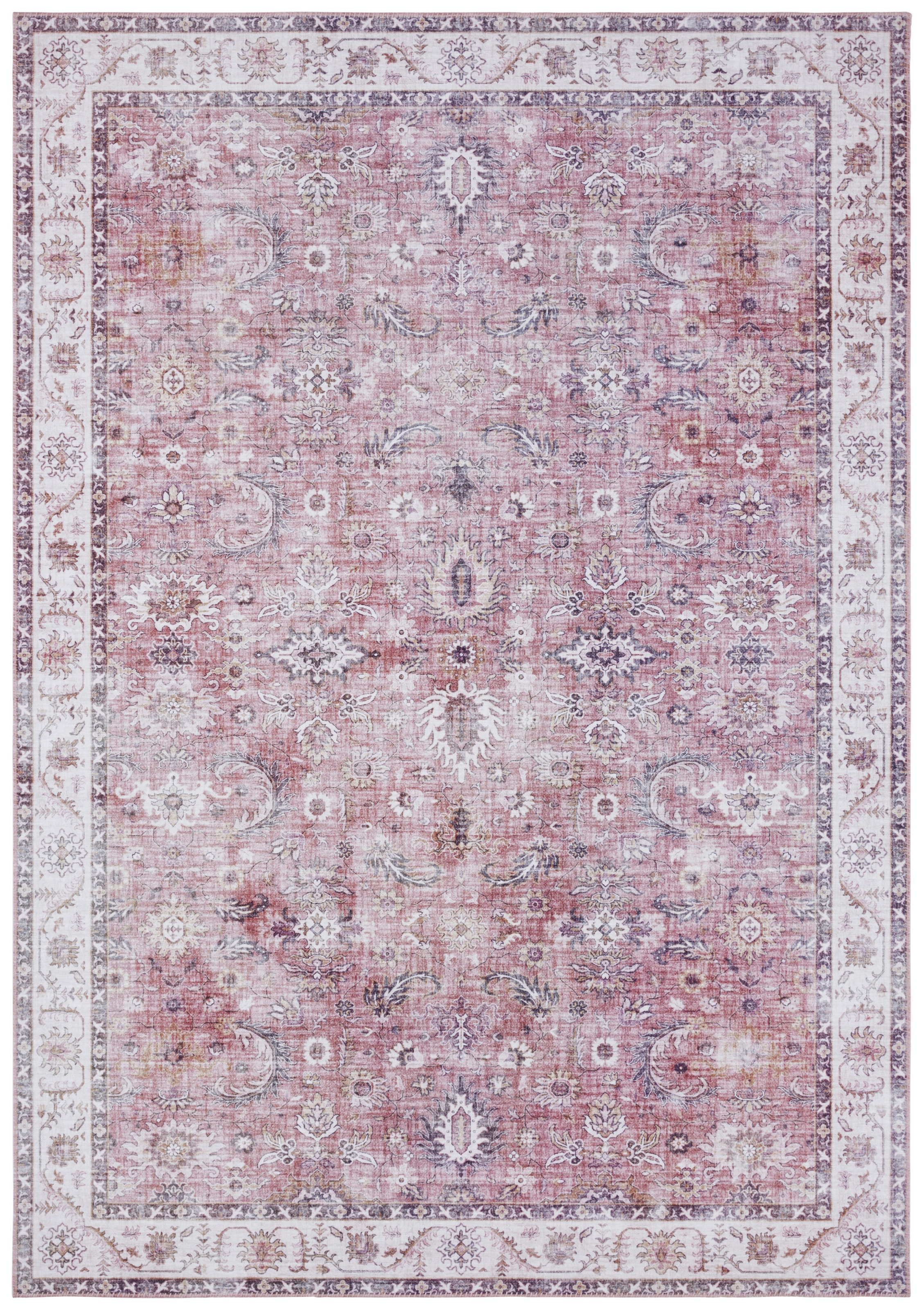 NORTHRUGS Teppich »Vivana«, rechteckig, 5 mm Höhe, Orientalisch, Läufer, Vintage, Wohnzimmer, Schlafzimmer, Esszimmer