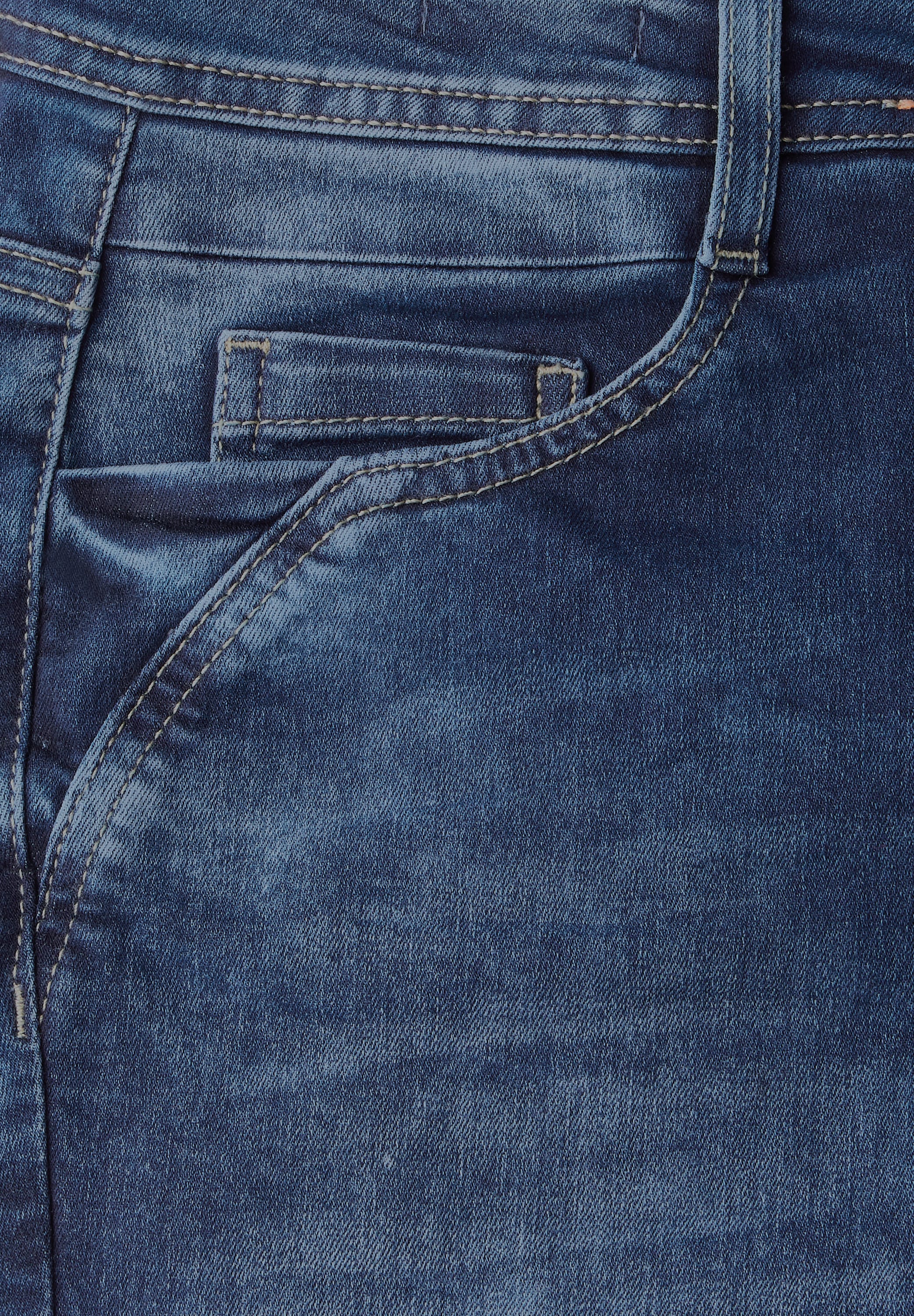 Cecil Slim-fit-Jeans, High Waist