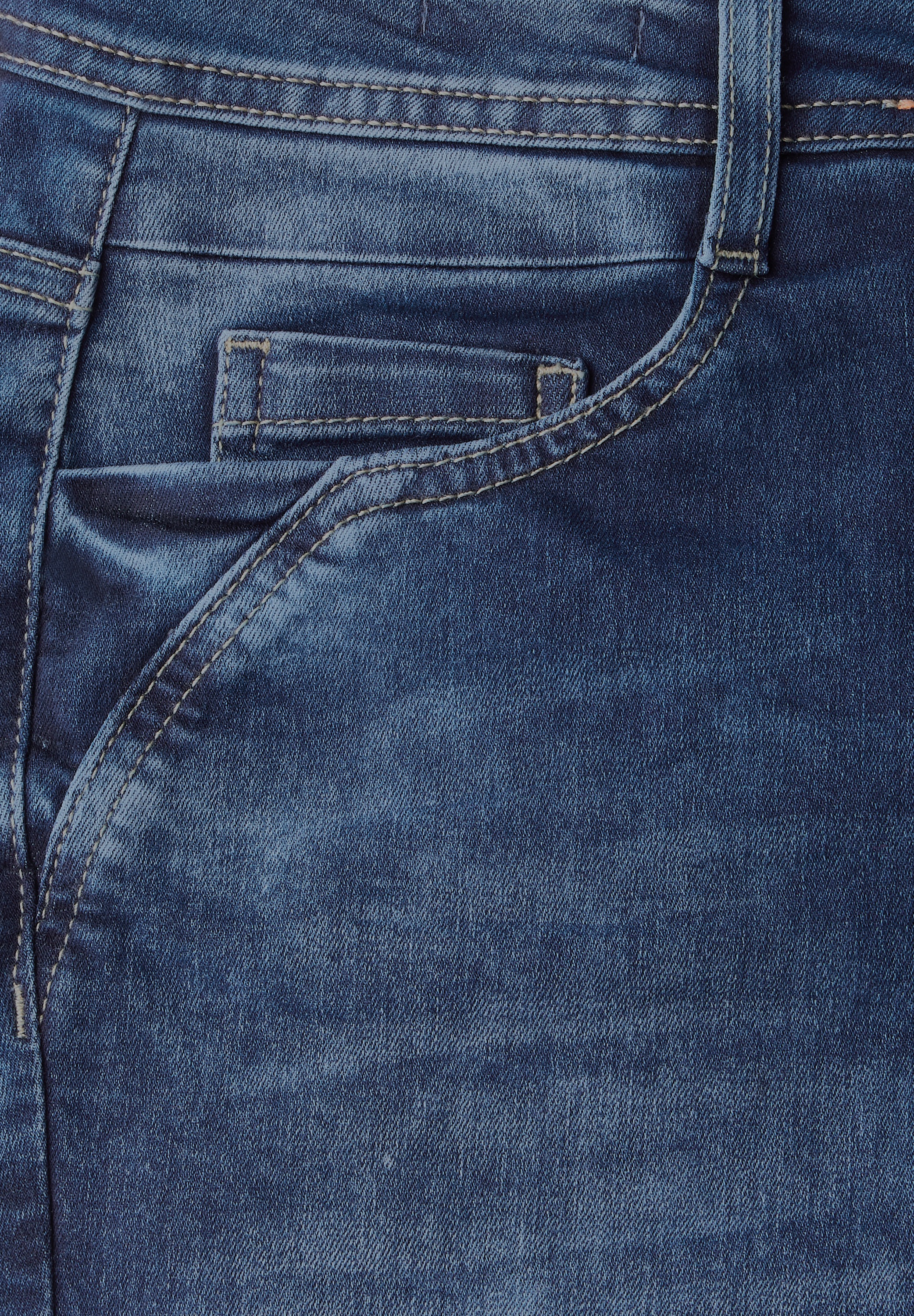 Thumbnail - Cecil Slim-fit-Jeans High Waist