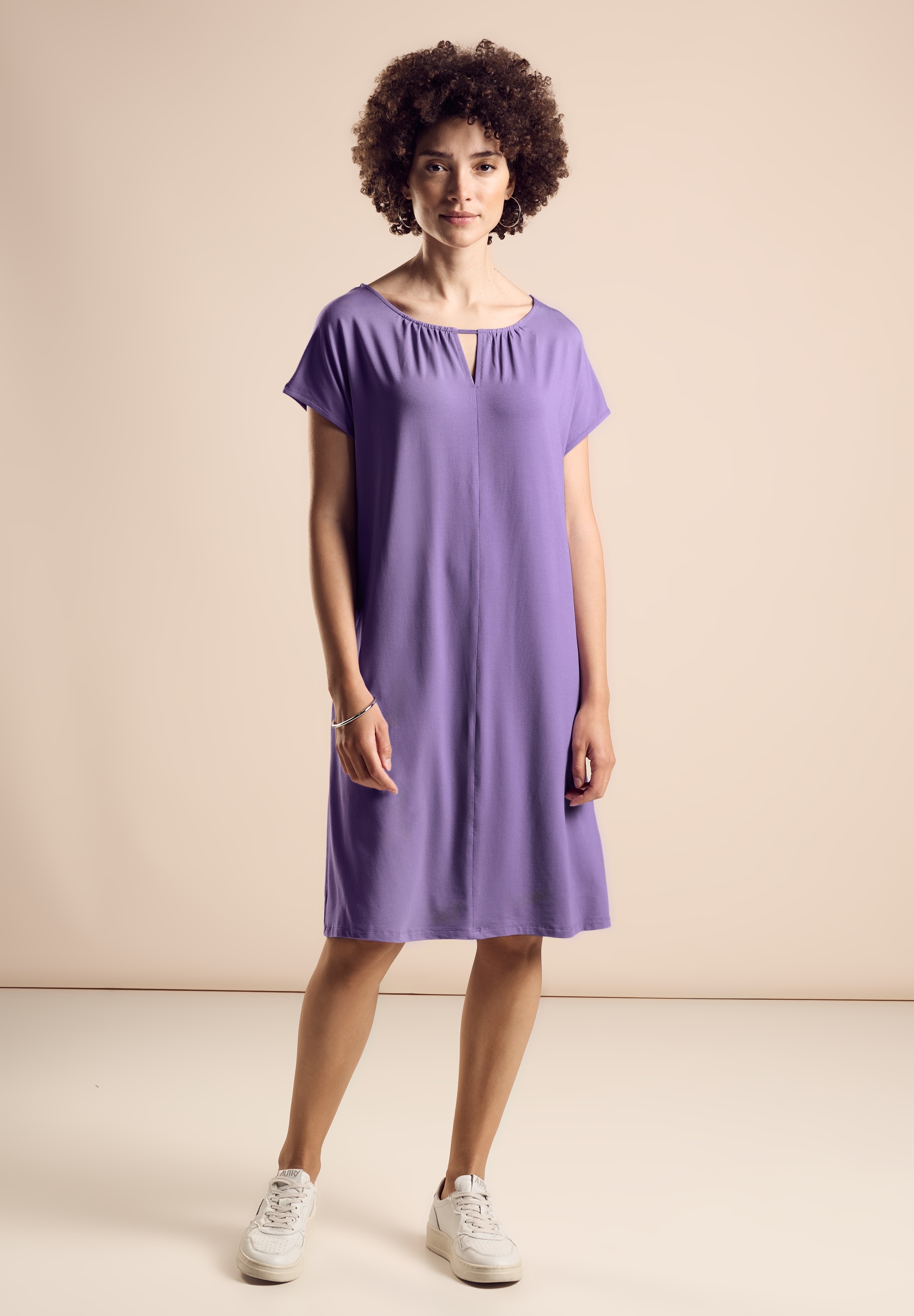 STREET ONE Jerseykleid Ohne Taschen aus Viskose