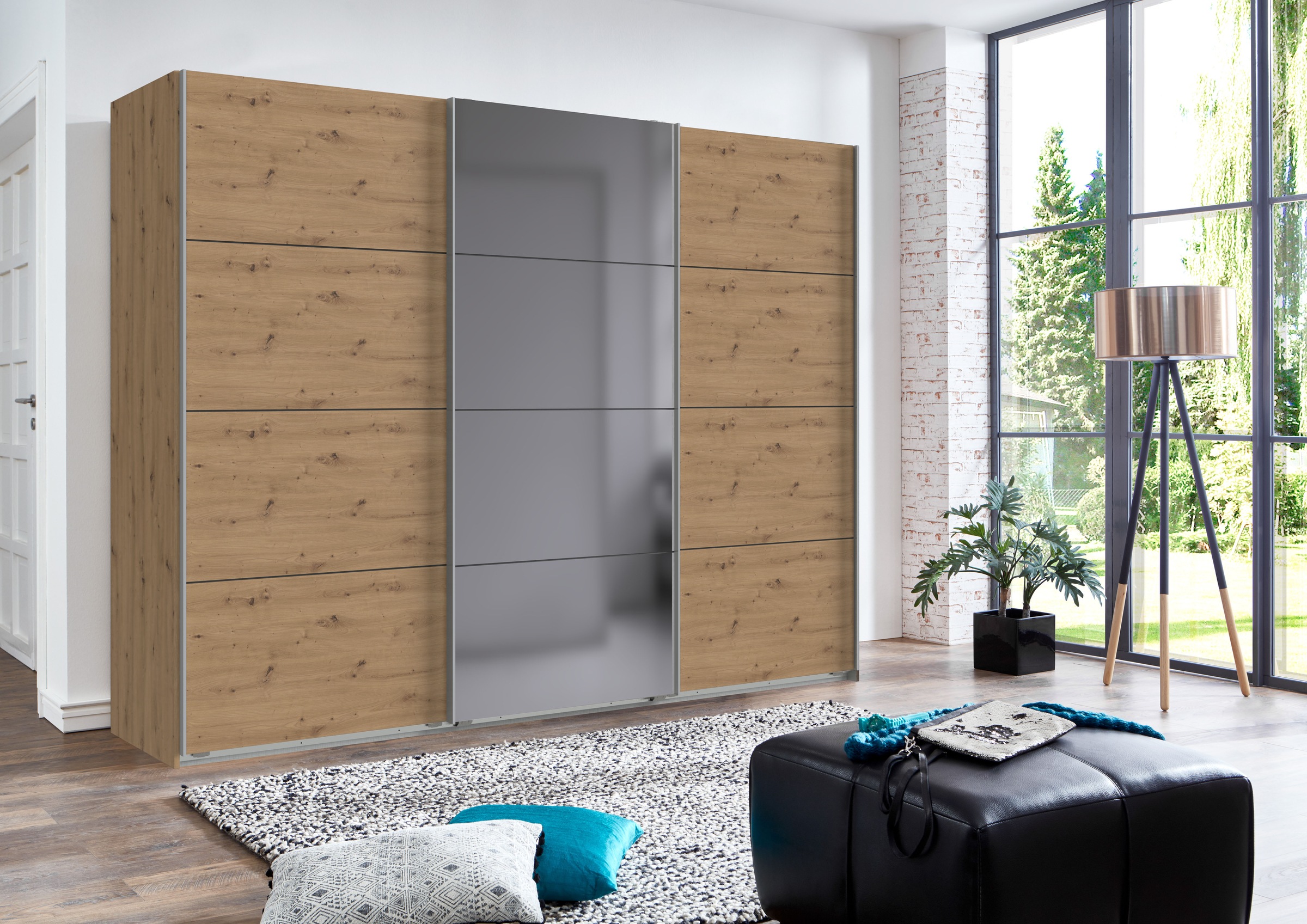 Wimex Schwebetürenschrank "Ernie Kleiderschrank mit Spiegel, Made in German günstig online kaufen